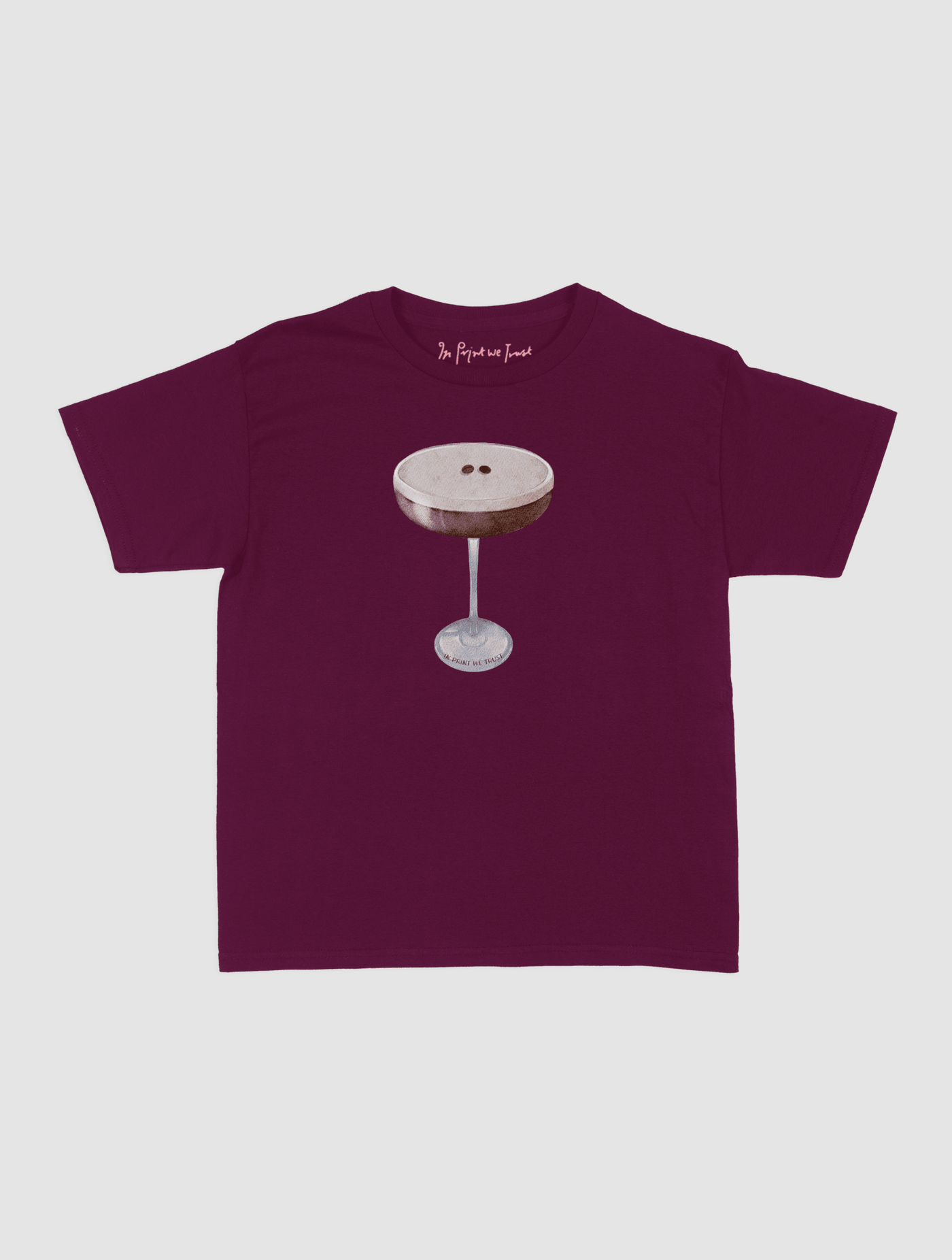 espresso martini baby tee - In Print We Trust