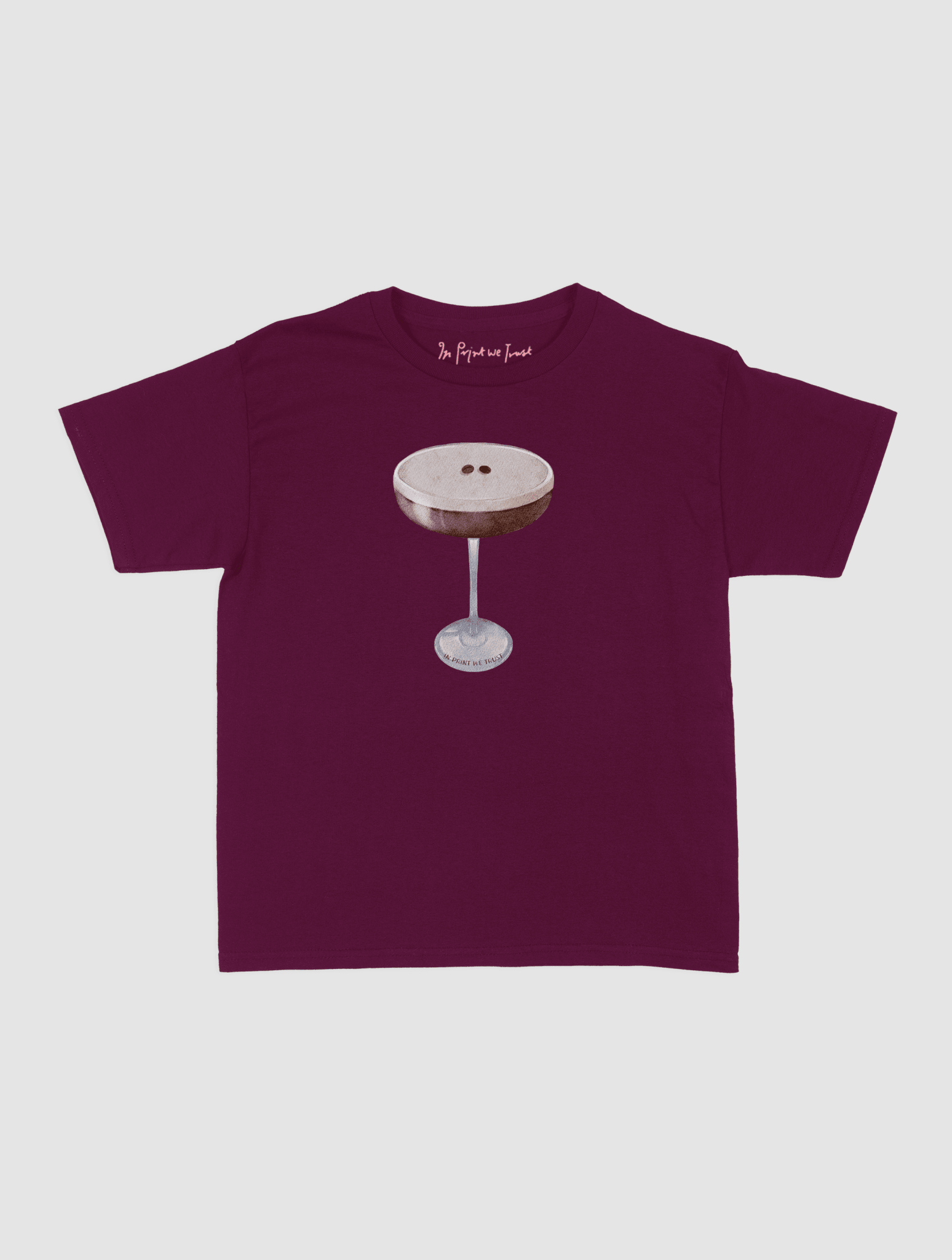 espresso martini baby tee - In Print We Trust