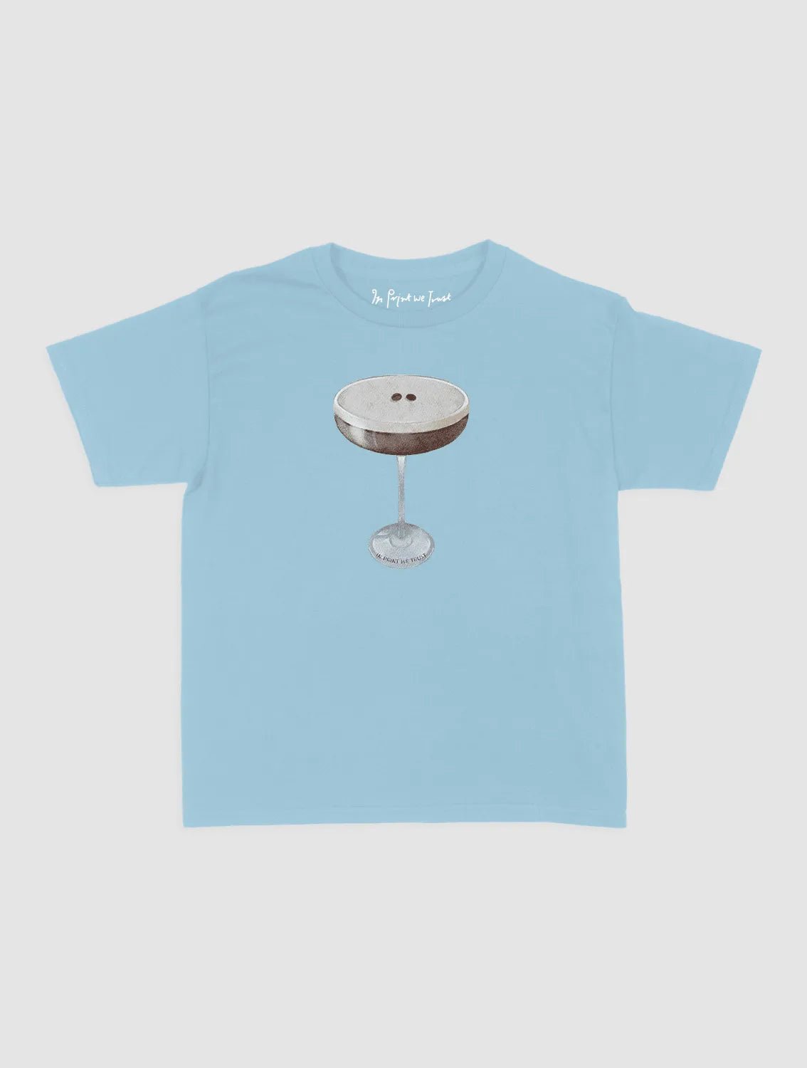 espresso martini baby tee - In Print We Trust