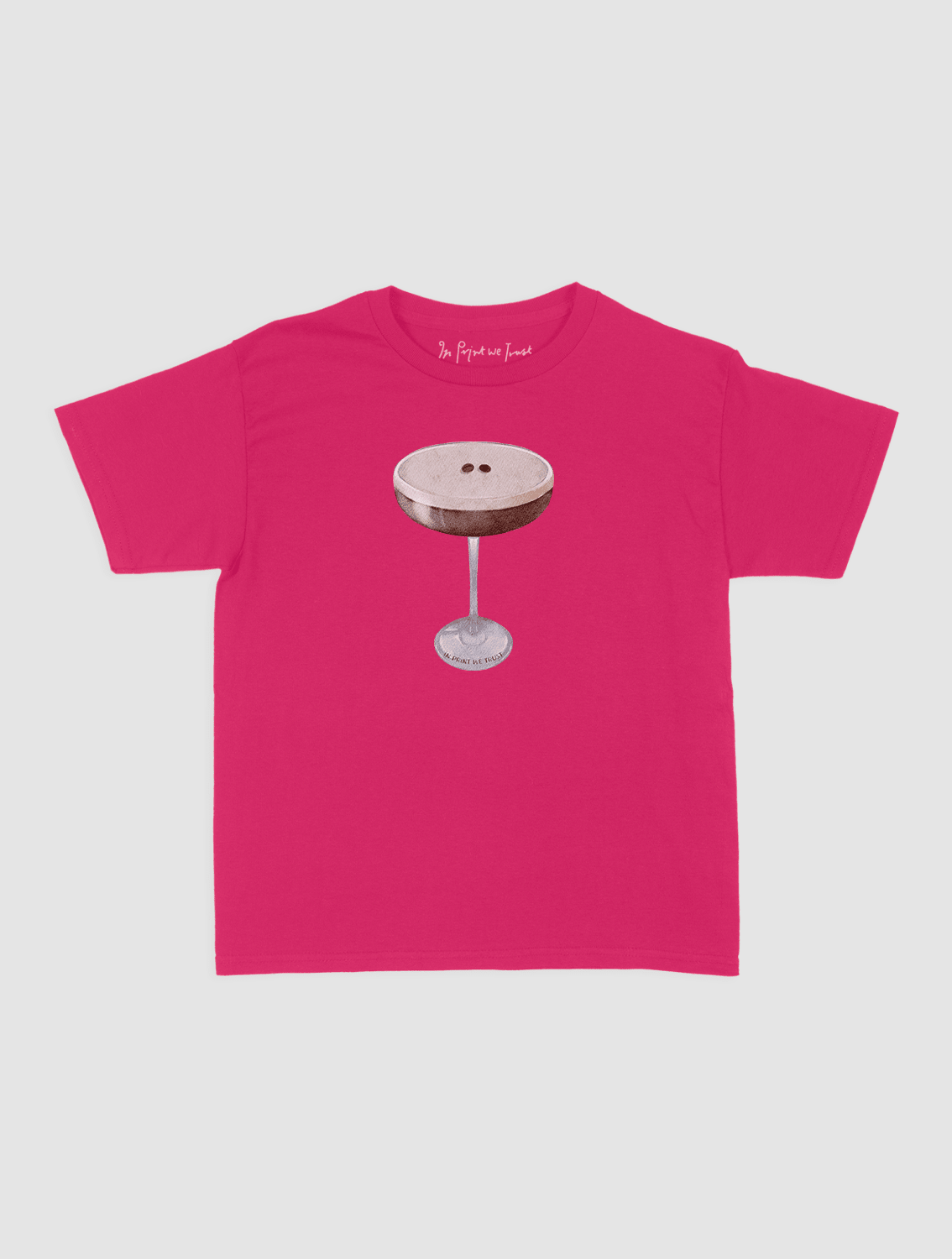 espresso martini baby tee - In Print We Trust