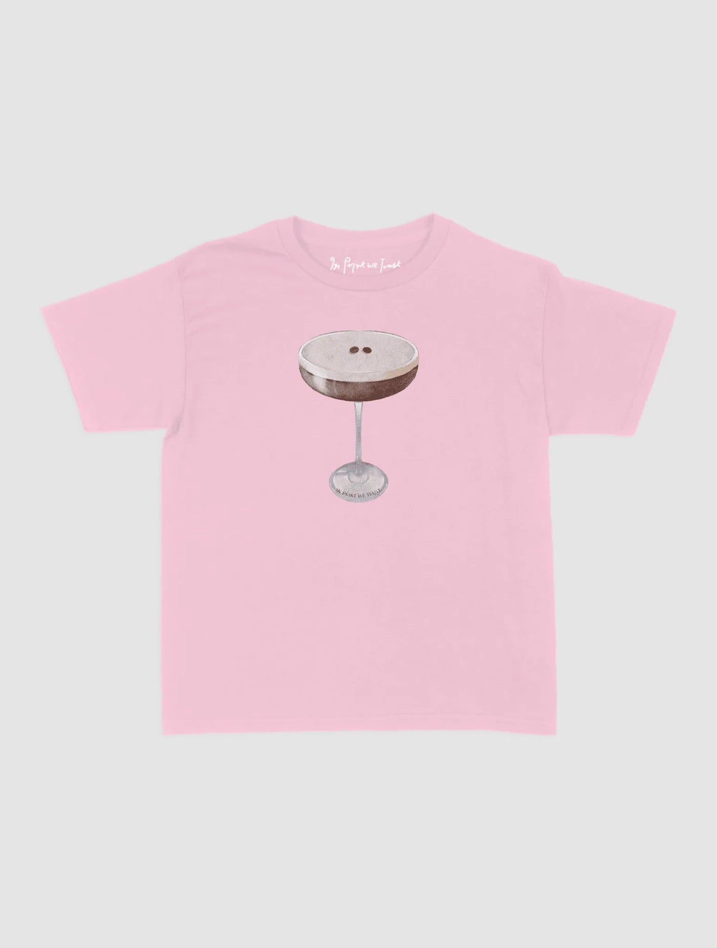 espresso martini baby tee - In Print We Trust