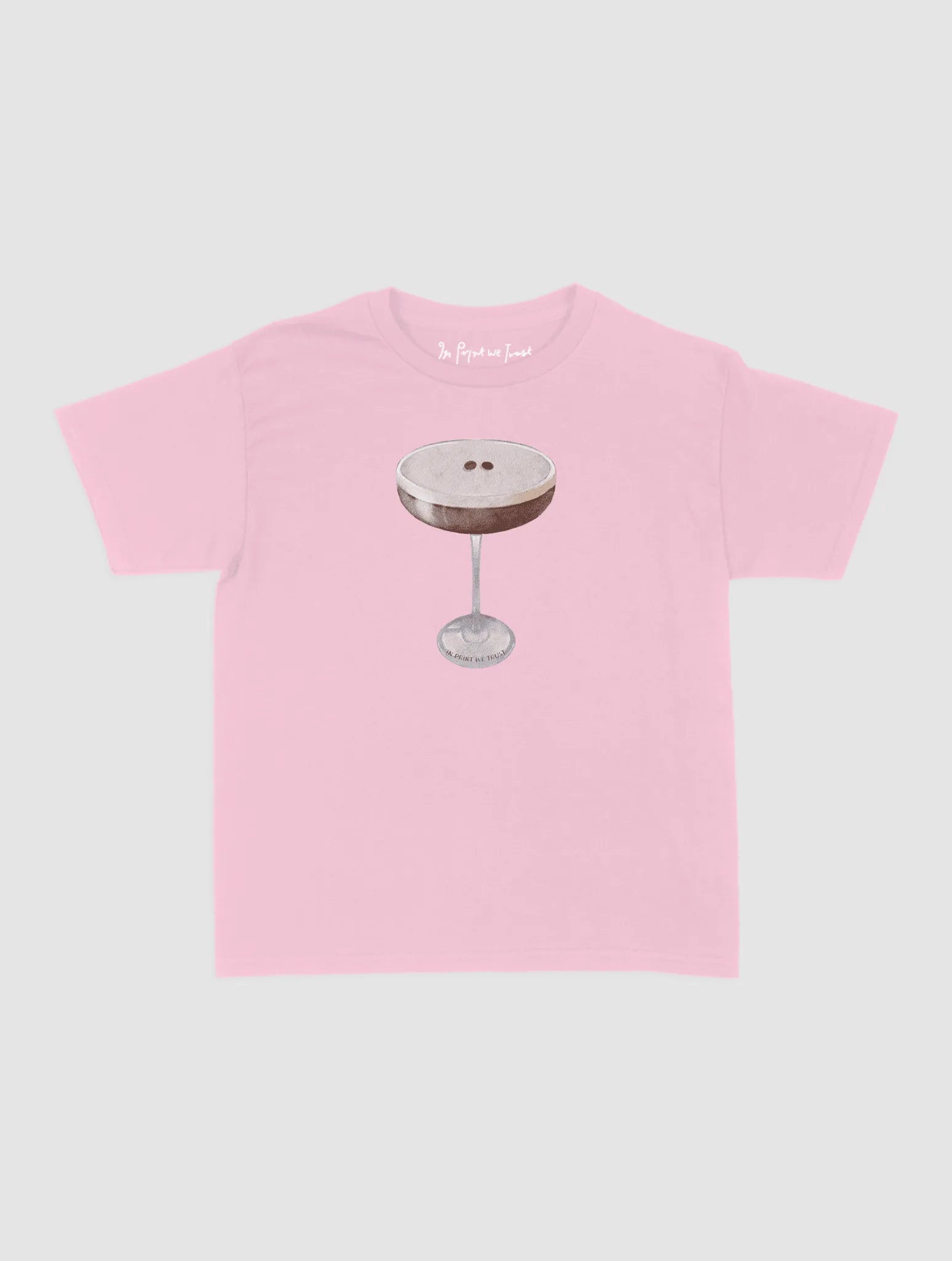 espresso martini baby tee - In Print We Trust