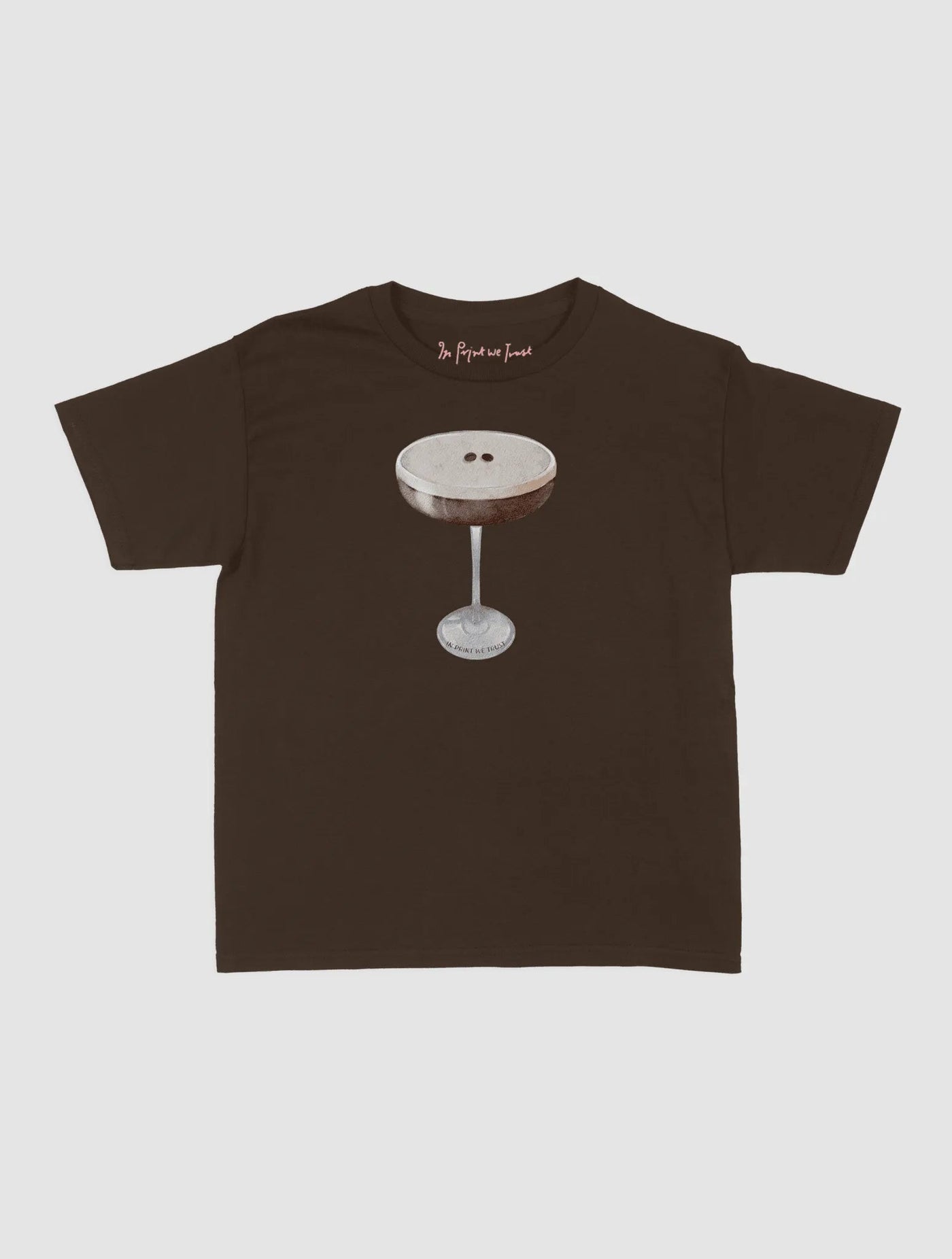 espresso martini baby tee - In Print We Trust