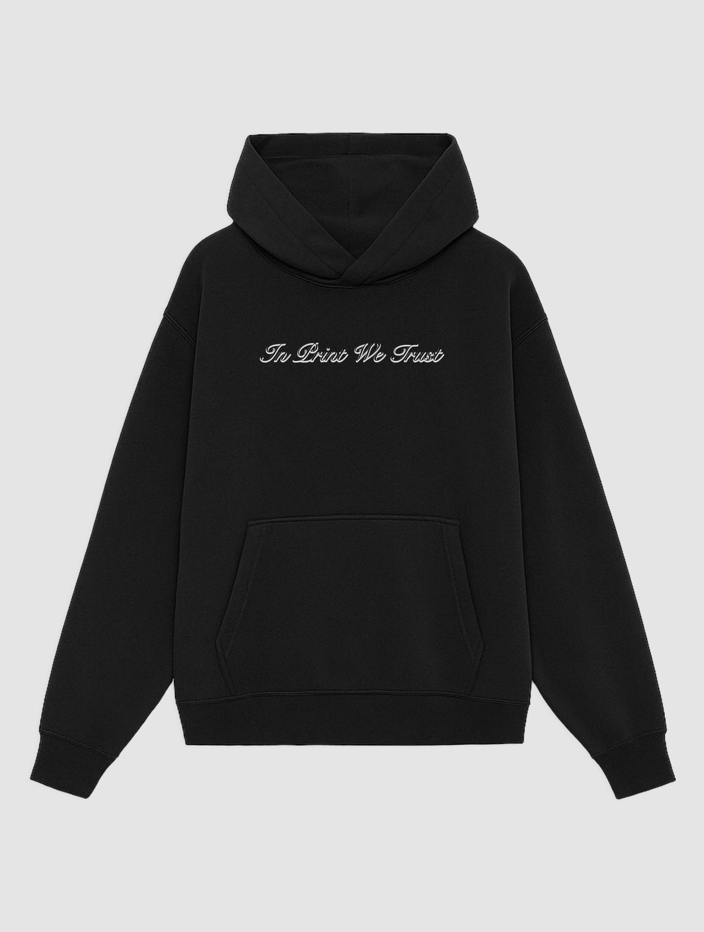 est. 2022 black hoodie - In Print We Trust