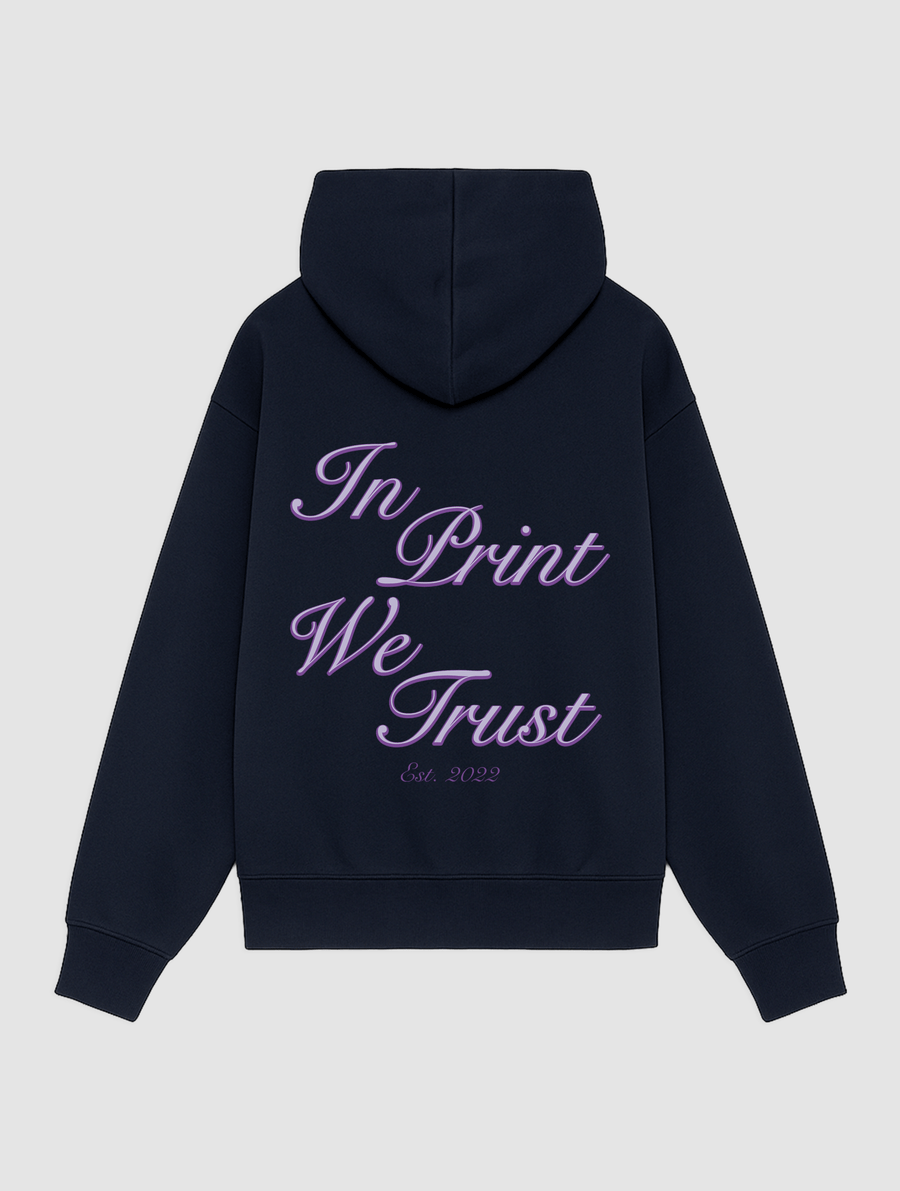 est. 2022 navy hoodie - In Print We Trust
