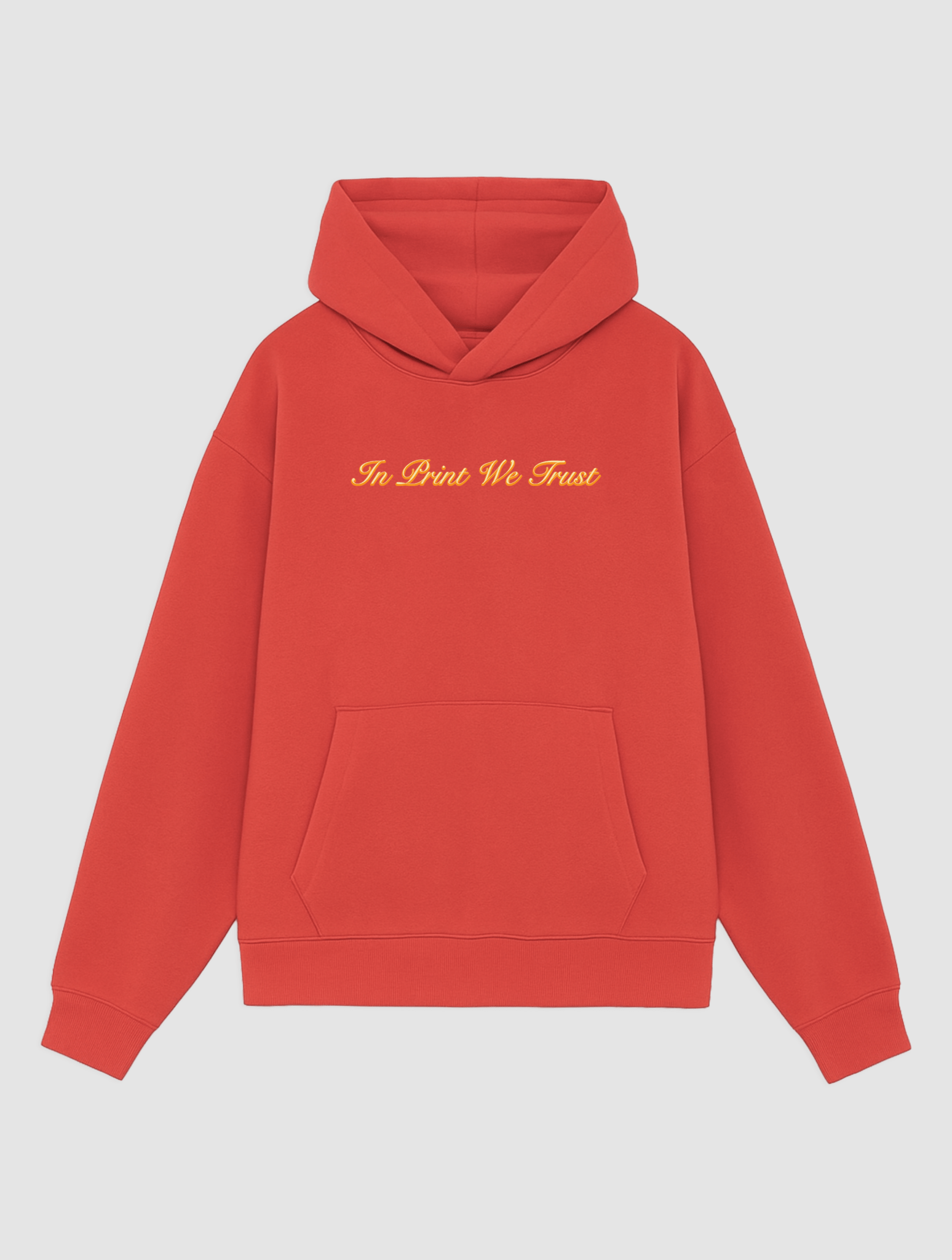 est. 2022 red hoodie - In Print We Trust