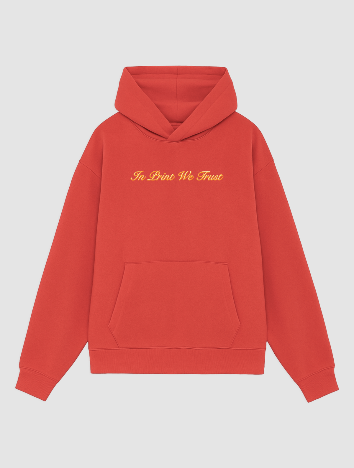 est. 2022 red hoodie - In Print We Trust