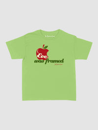 eve was framed baby tee - In Print We Trust