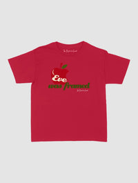 eve was framed baby tee - In Print We Trust