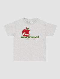 eve was framed baby tee - In Print We Trust