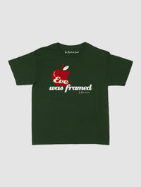 eve was framed baby tee - In Print We Trust