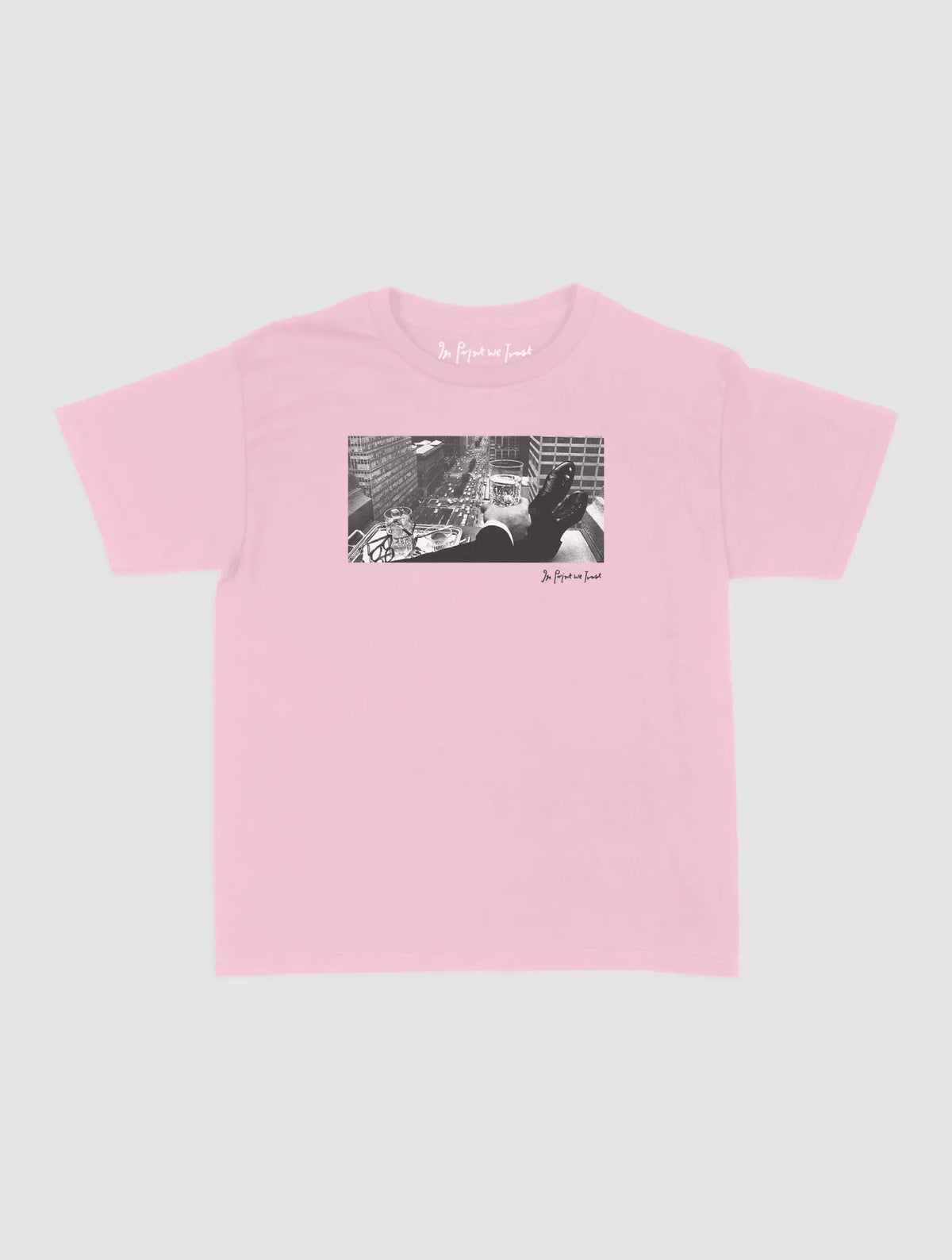 wall street baby tee - In Print We Trust