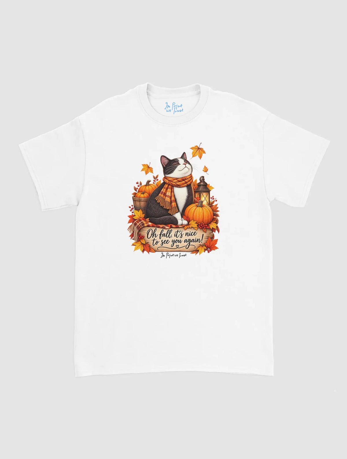 fall cat - In Print We Trust