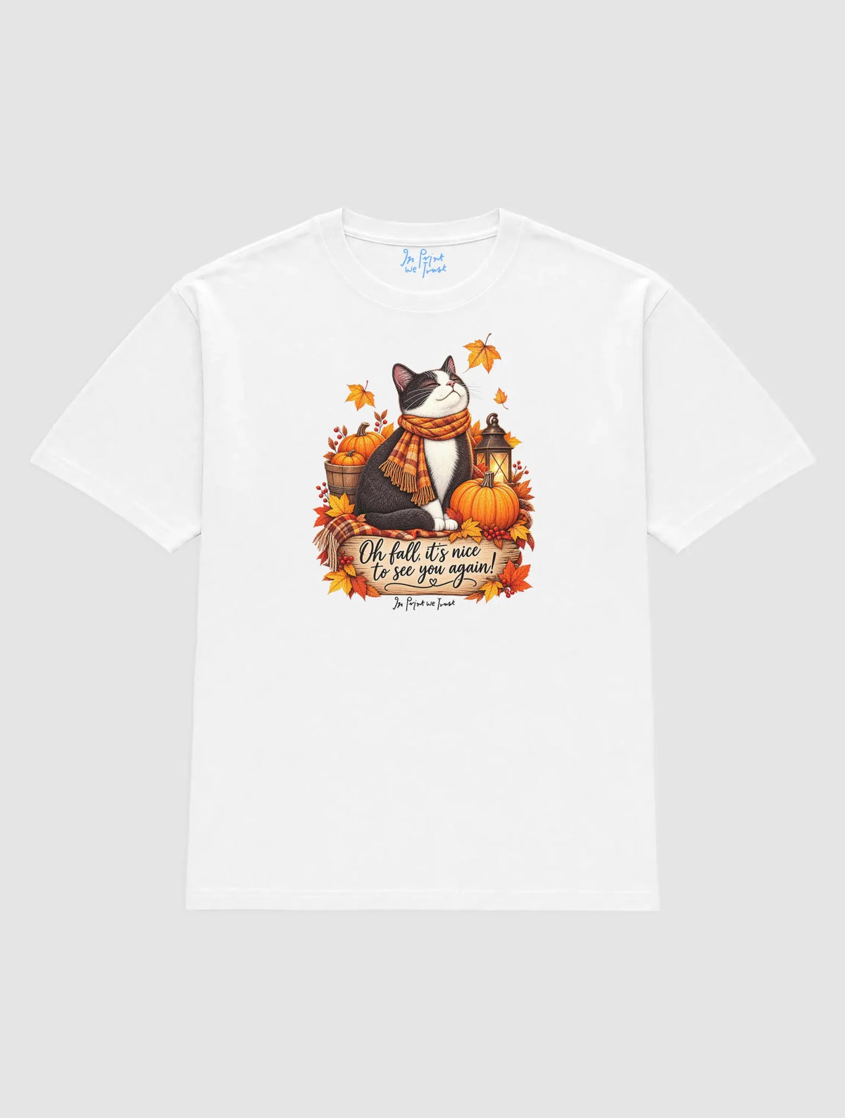 fall cat - In Print We Trust