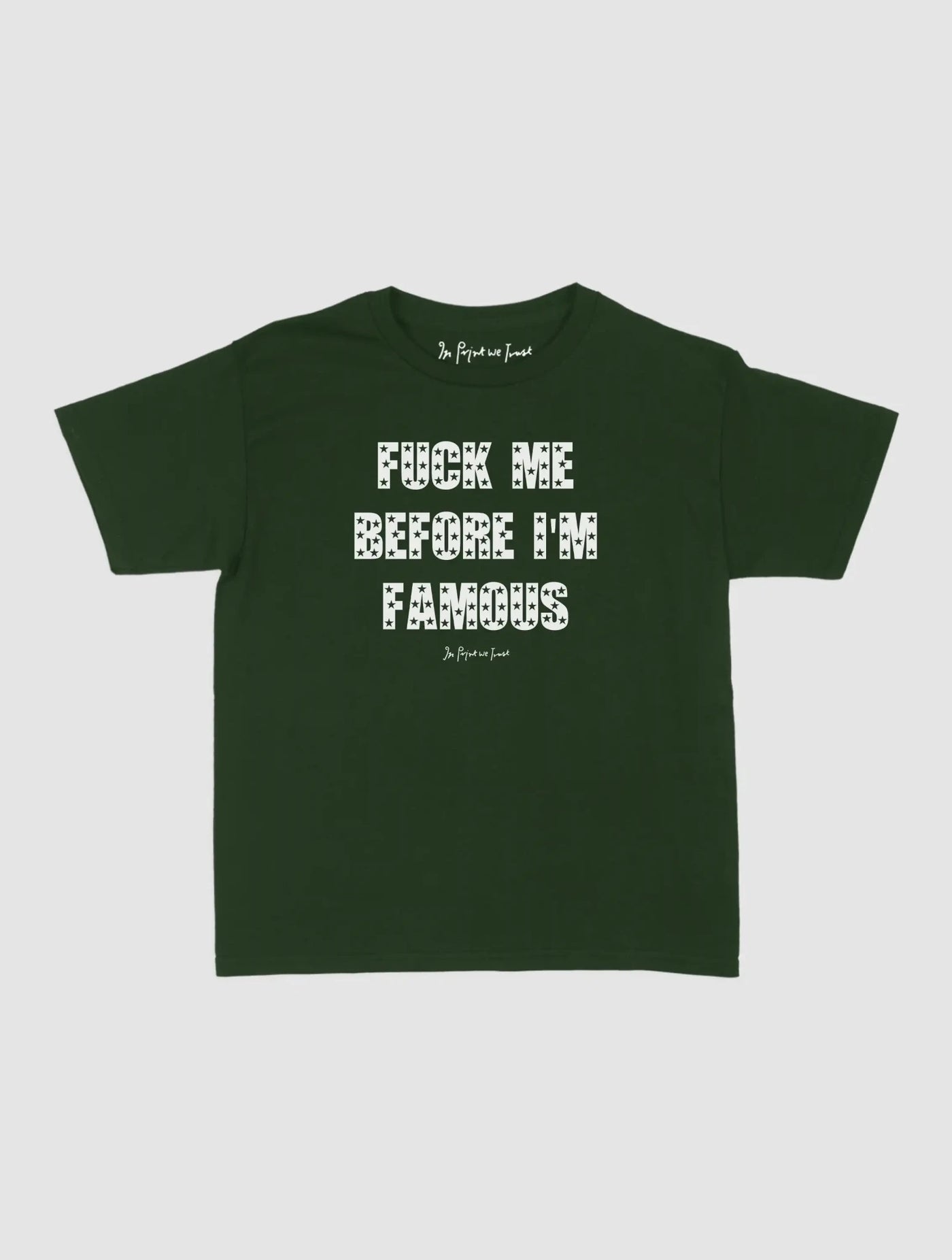 famous baby tee - In Print We Trust