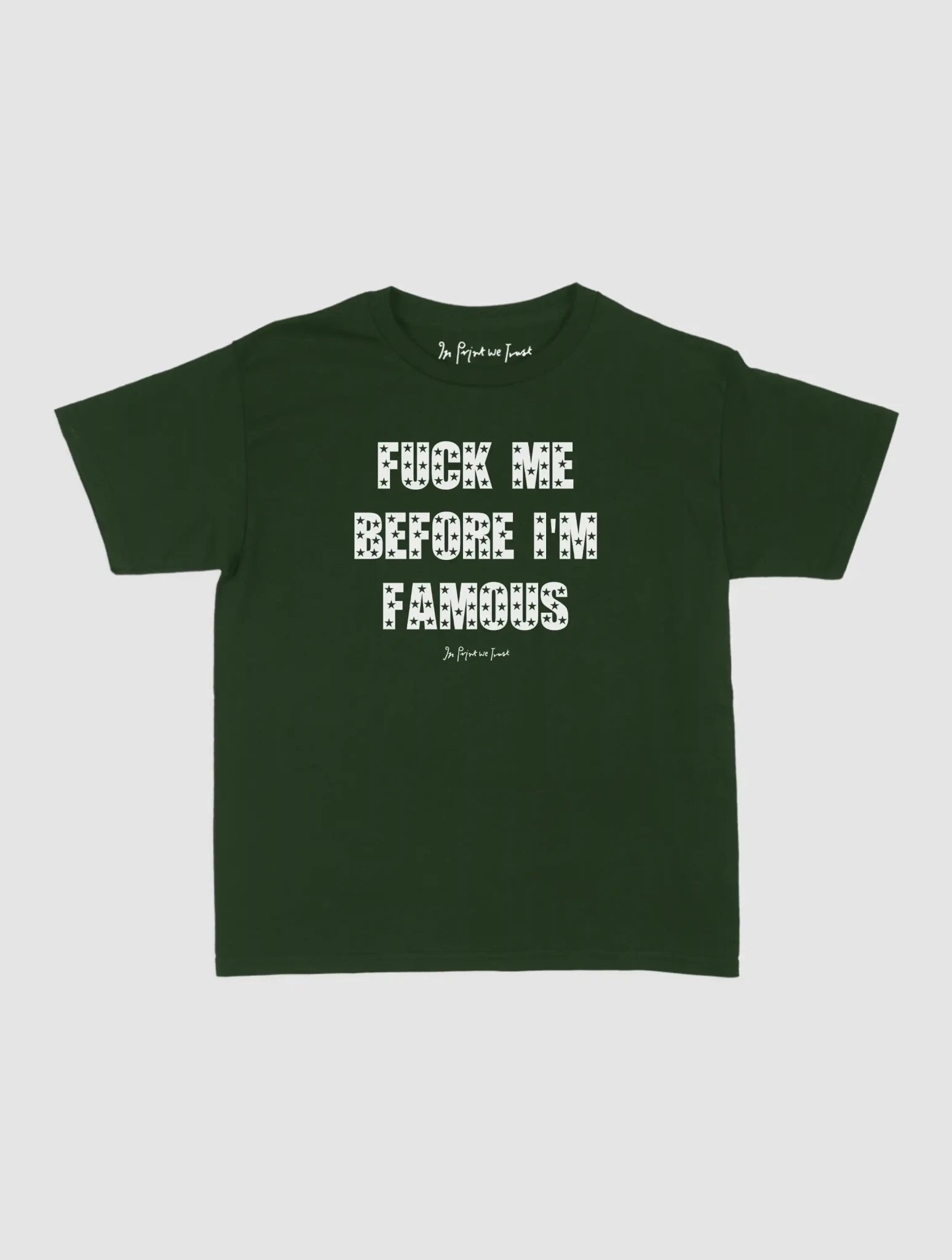 famous baby tee - In Print We Trust