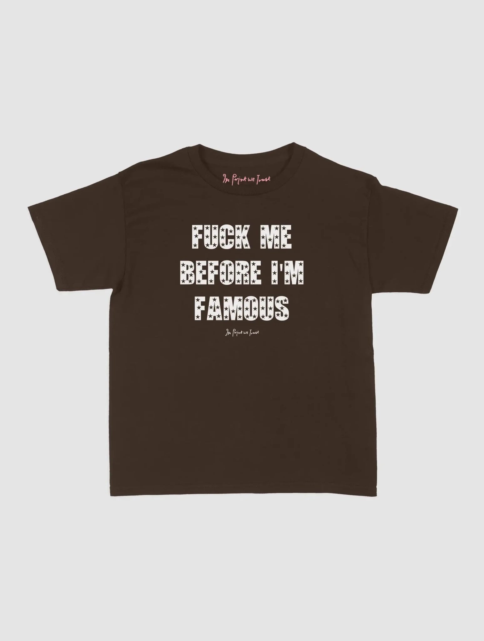 famous baby tee - In Print We Trust