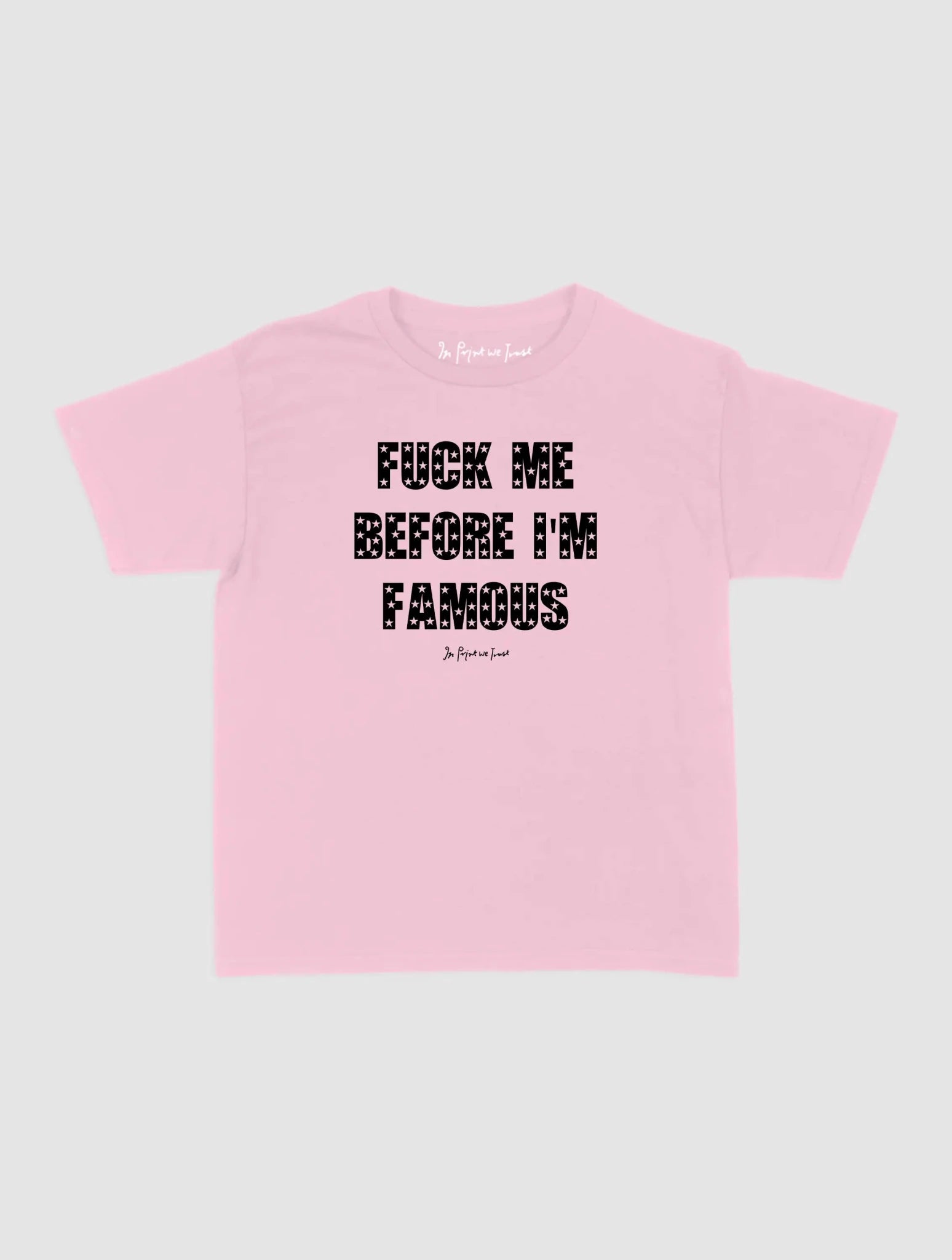 famous baby tee - In Print We Trust