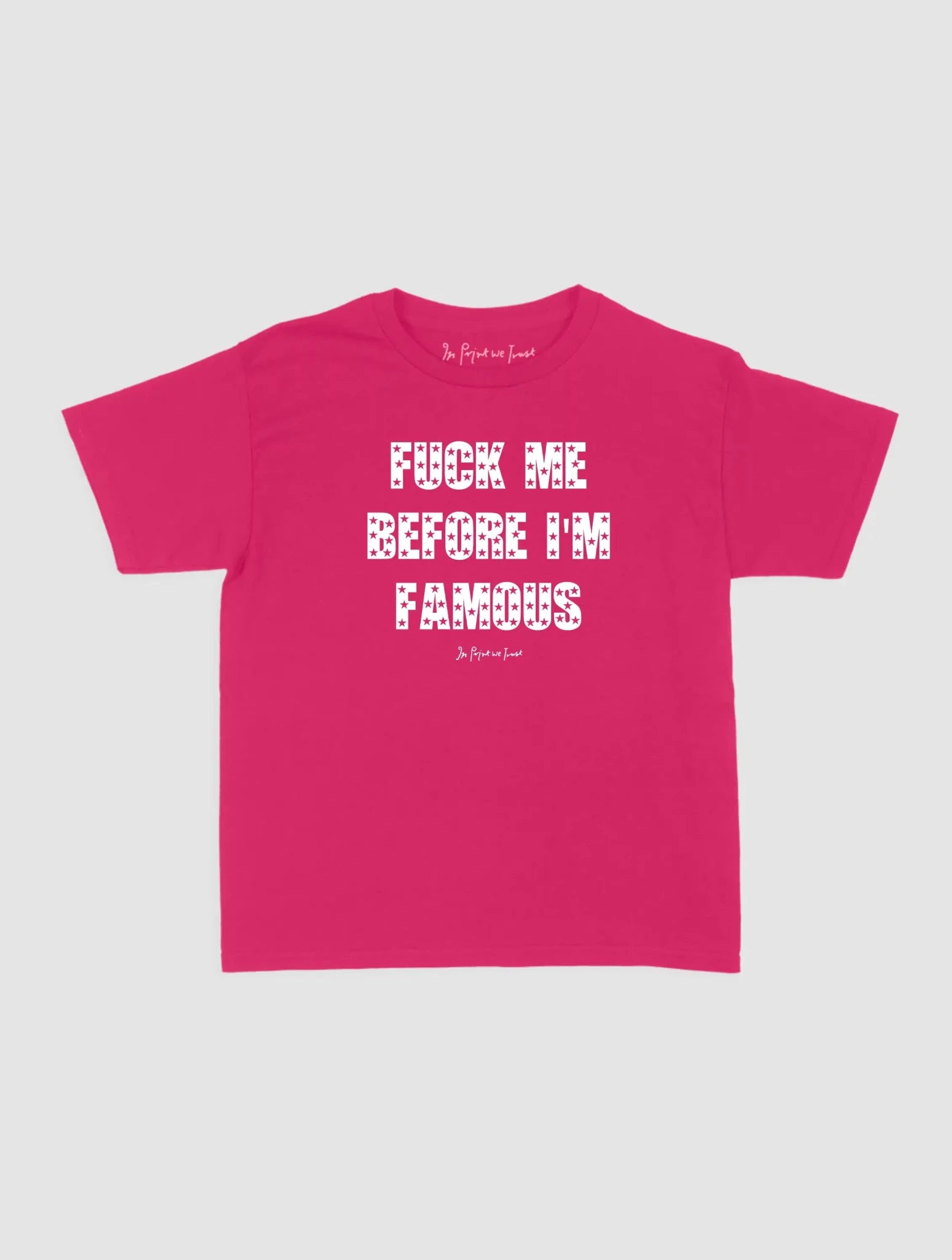 famous baby tee - In Print We Trust