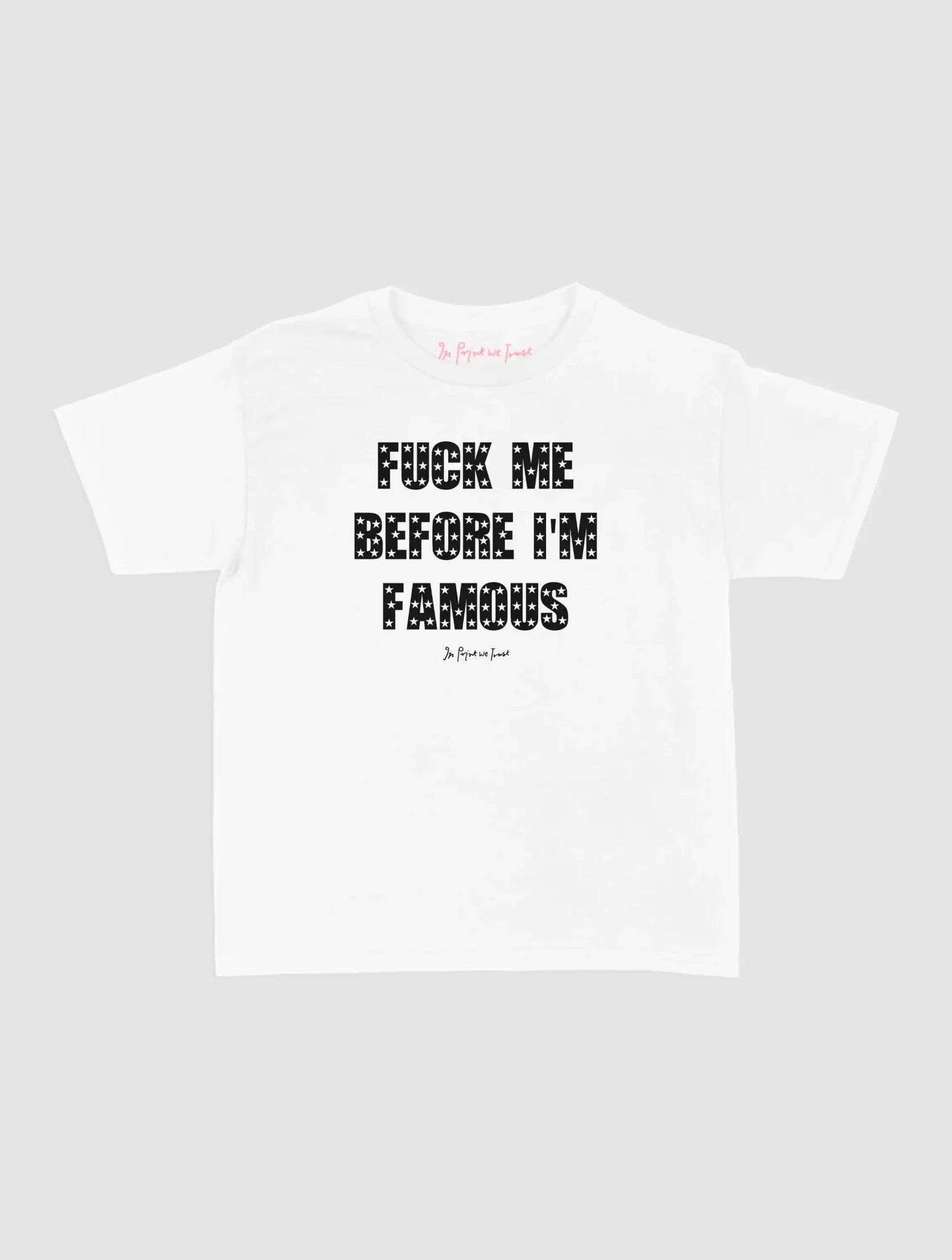 famous baby tee - In Print We Trust