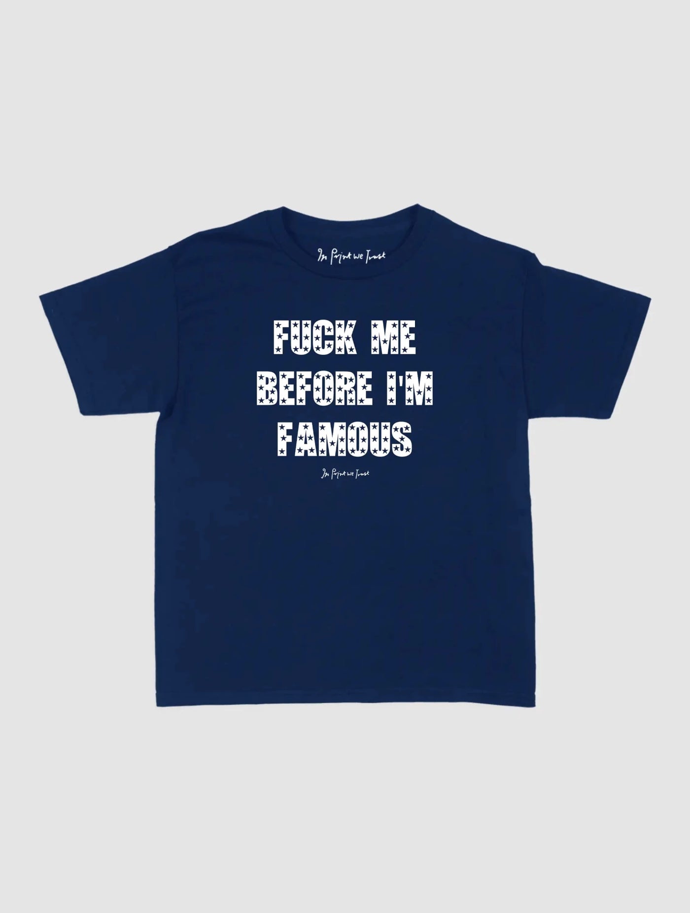 famous baby tee - In Print We Trust