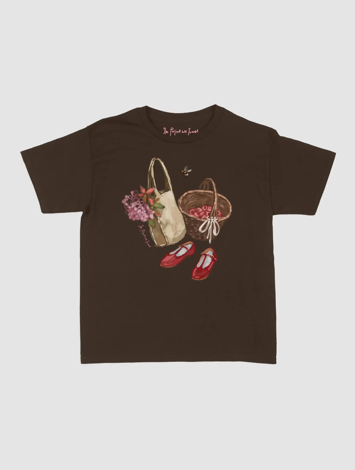 farmers market baby tee - In Print We Trust