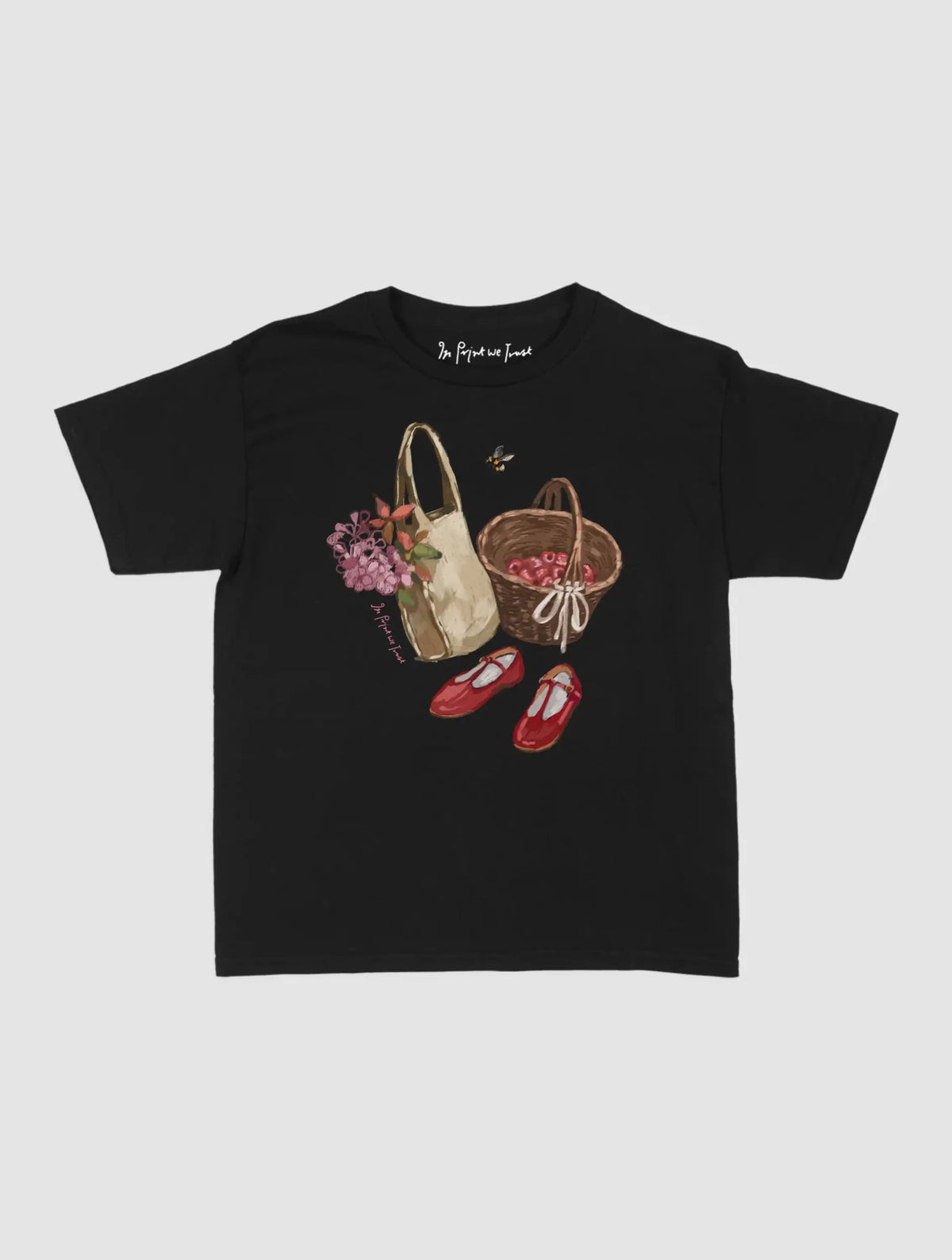 farmers market baby tee - In Print We Trust