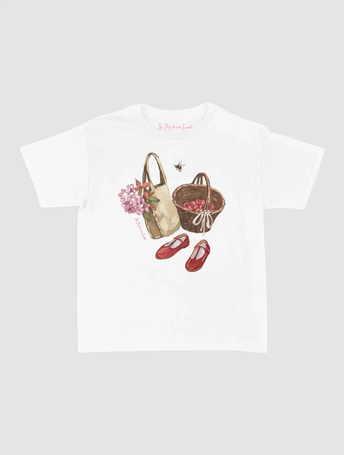 farmers market baby tee - In Print We Trust
