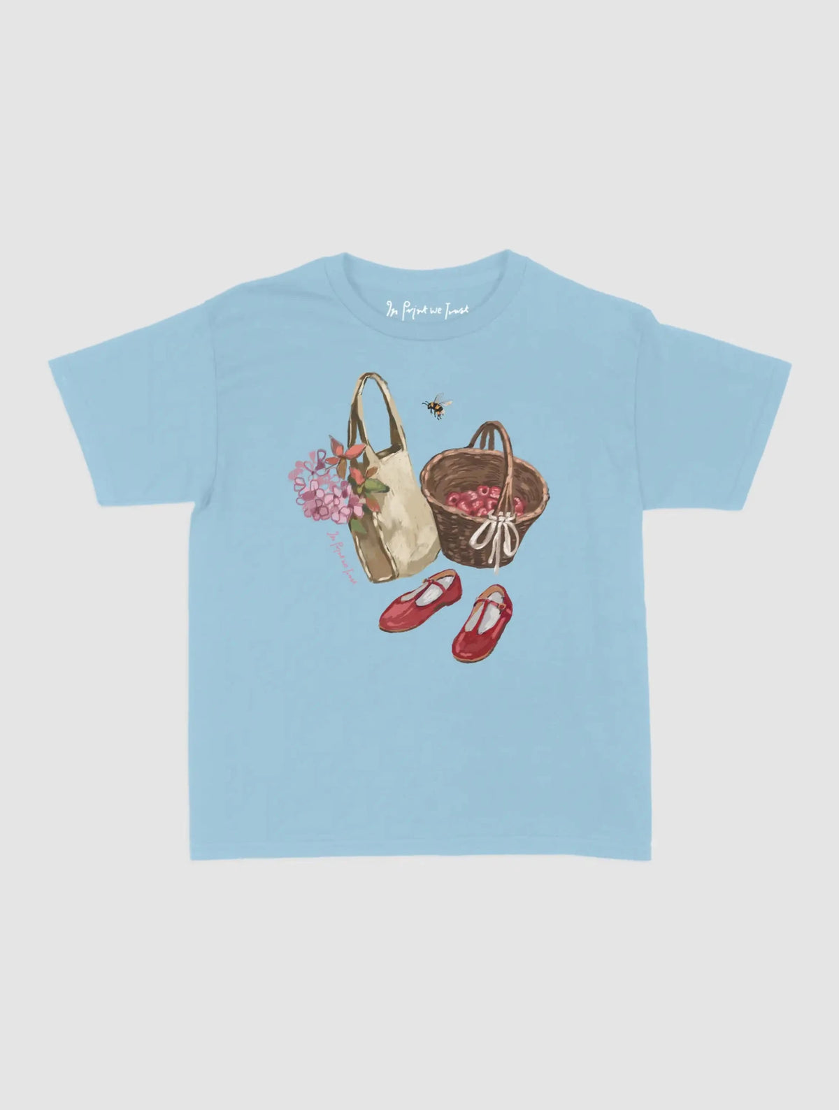 farmers market baby tee - In Print We Trust
