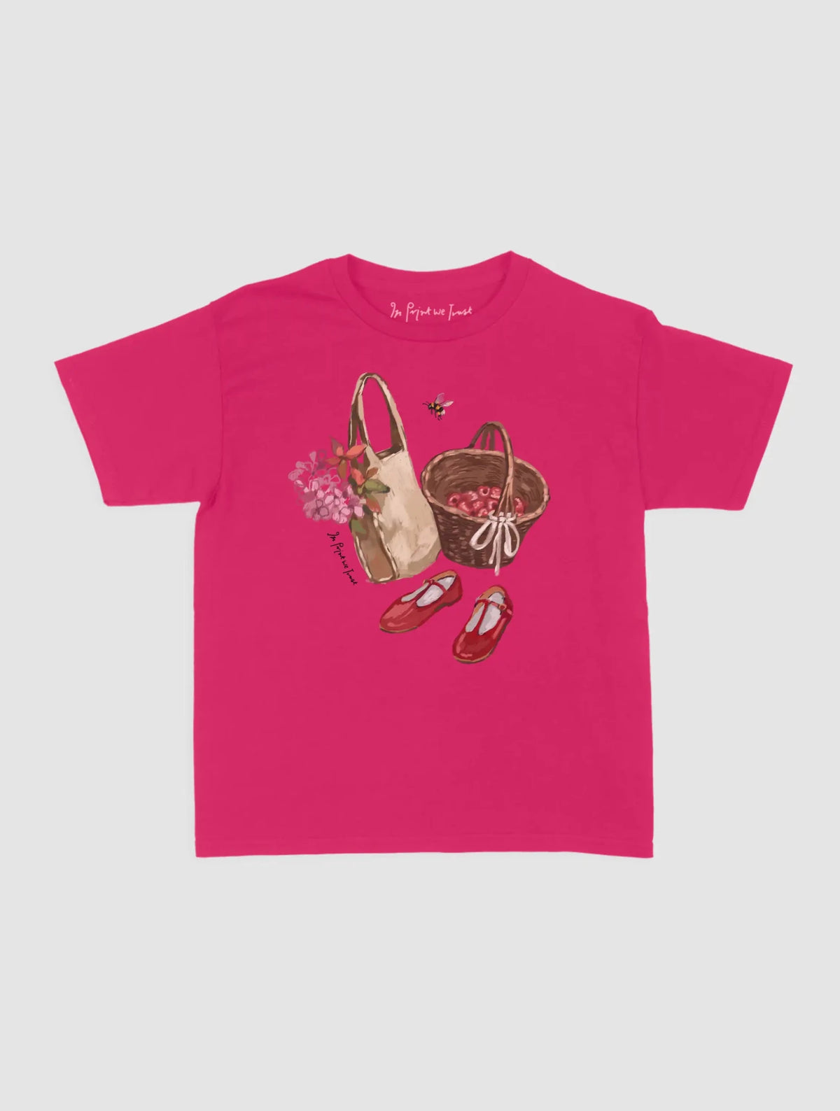 farmers market baby tee - In Print We Trust