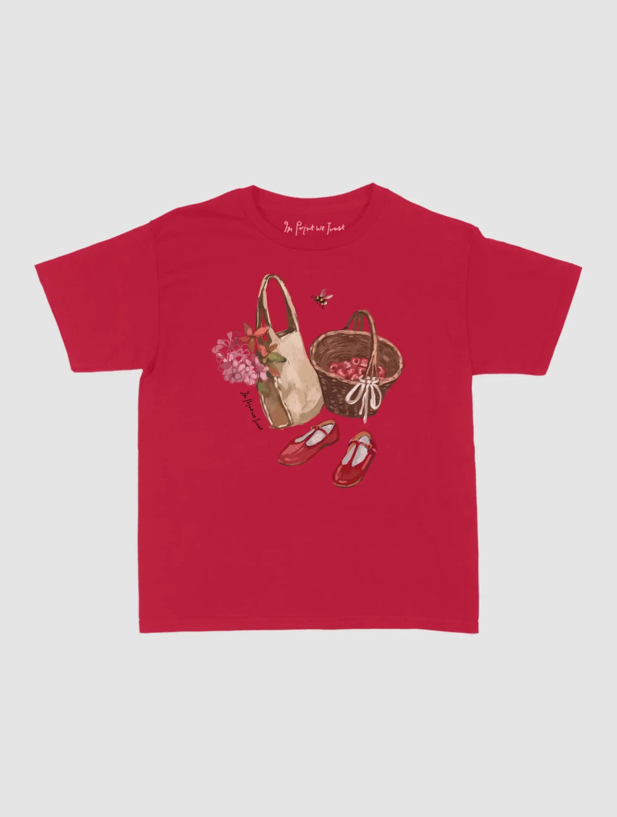 farmers market baby tee - In Print We Trust