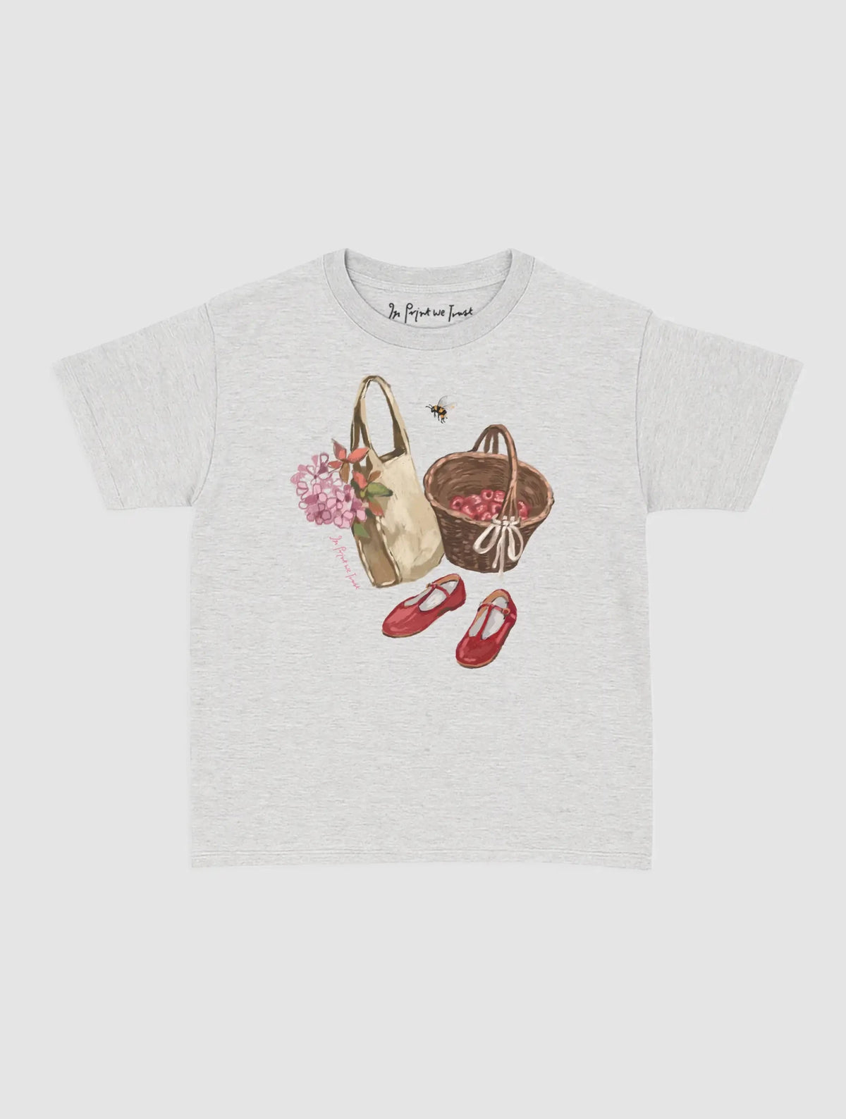 farmers market baby tee - In Print We Trust