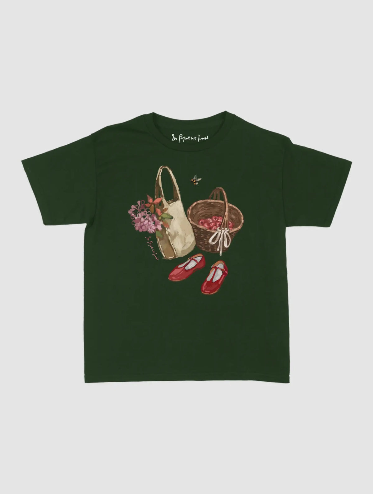 farmers market baby tee - In Print We Trust