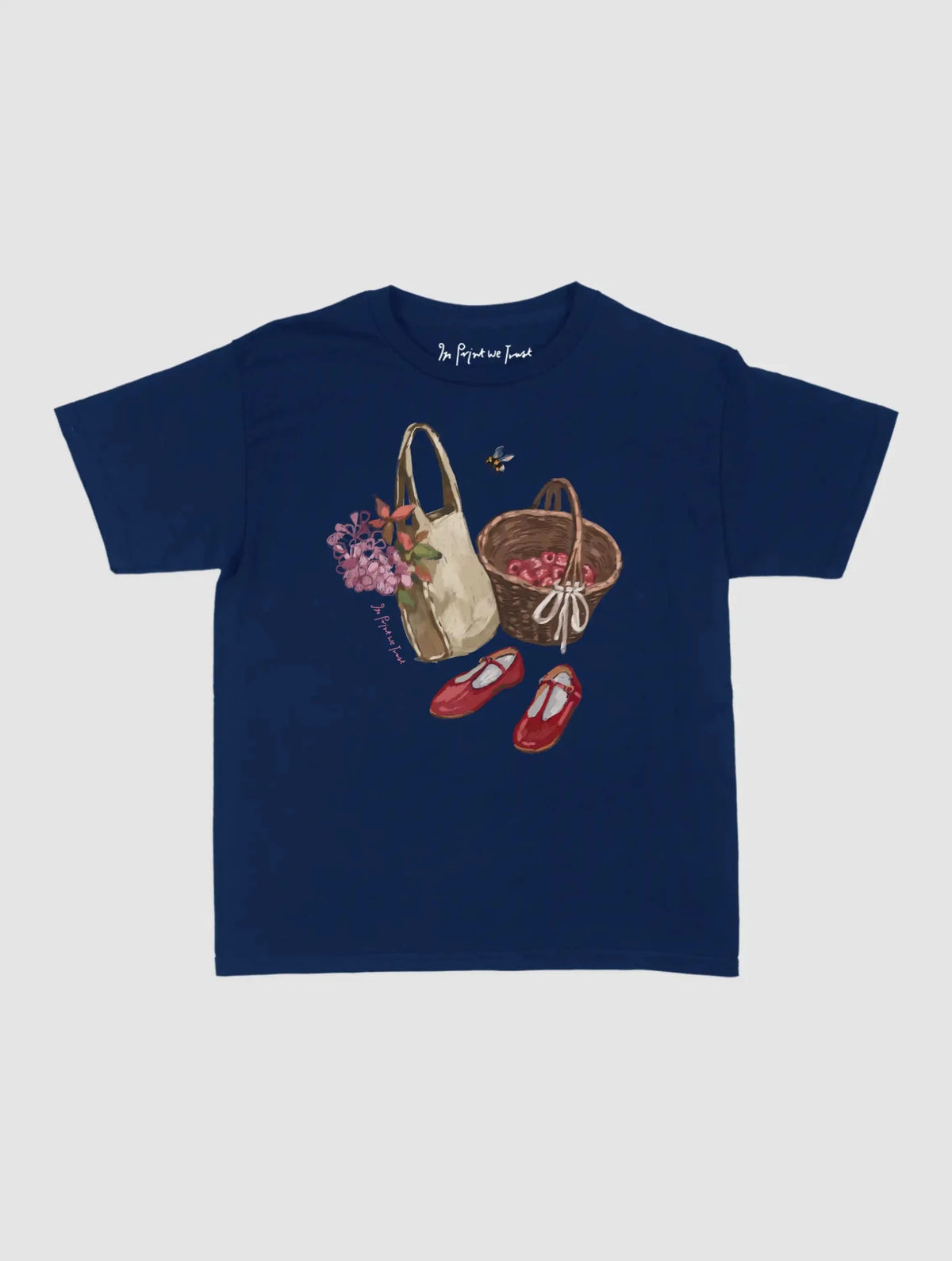 farmers market baby tee - In Print We Trust