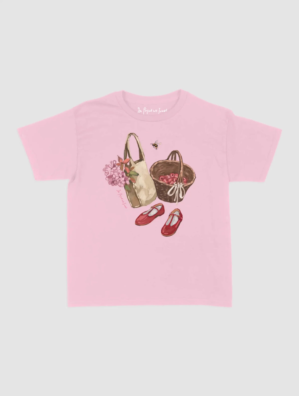 farmers market baby tee - In Print We Trust