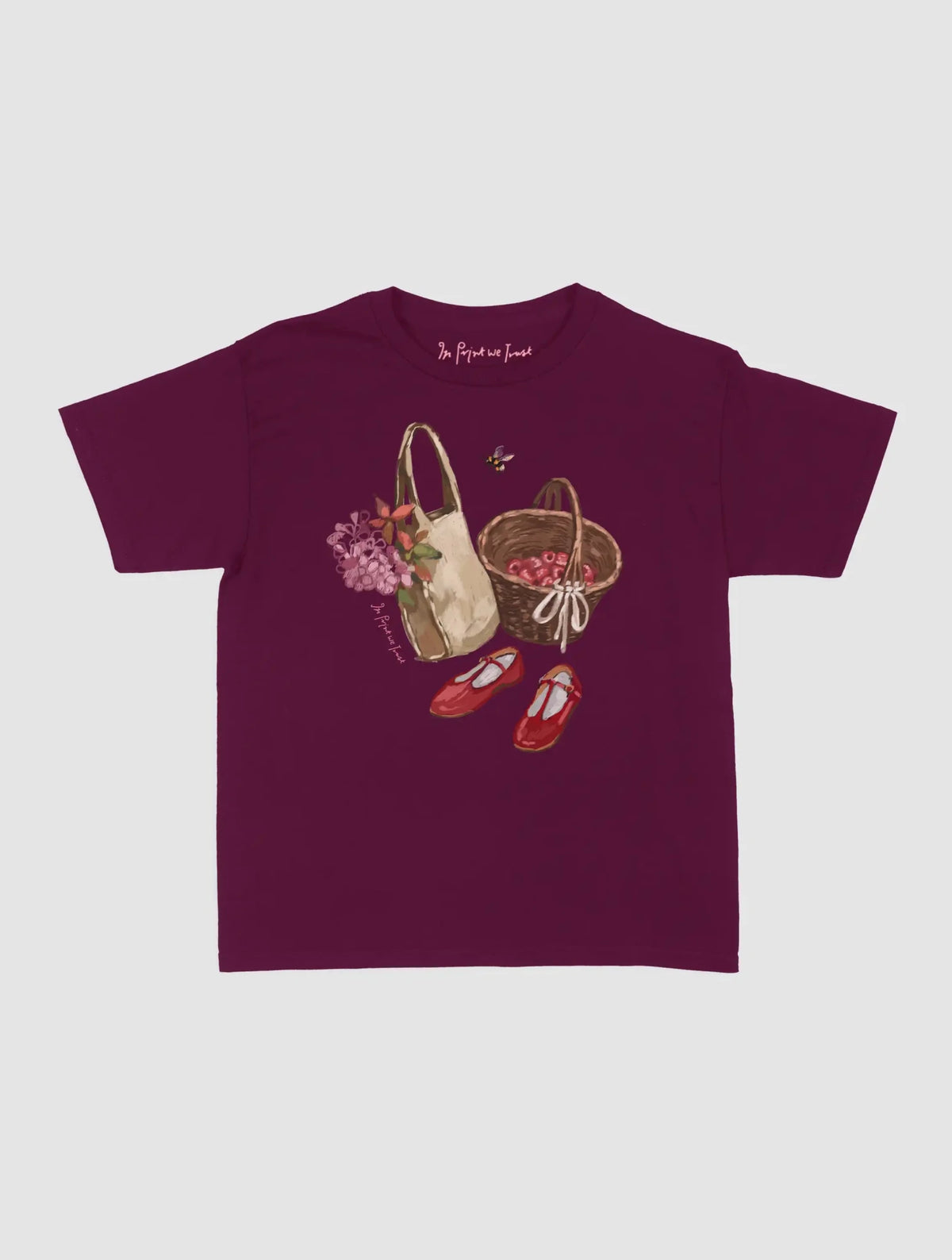 farmers market baby tee - In Print We Trust