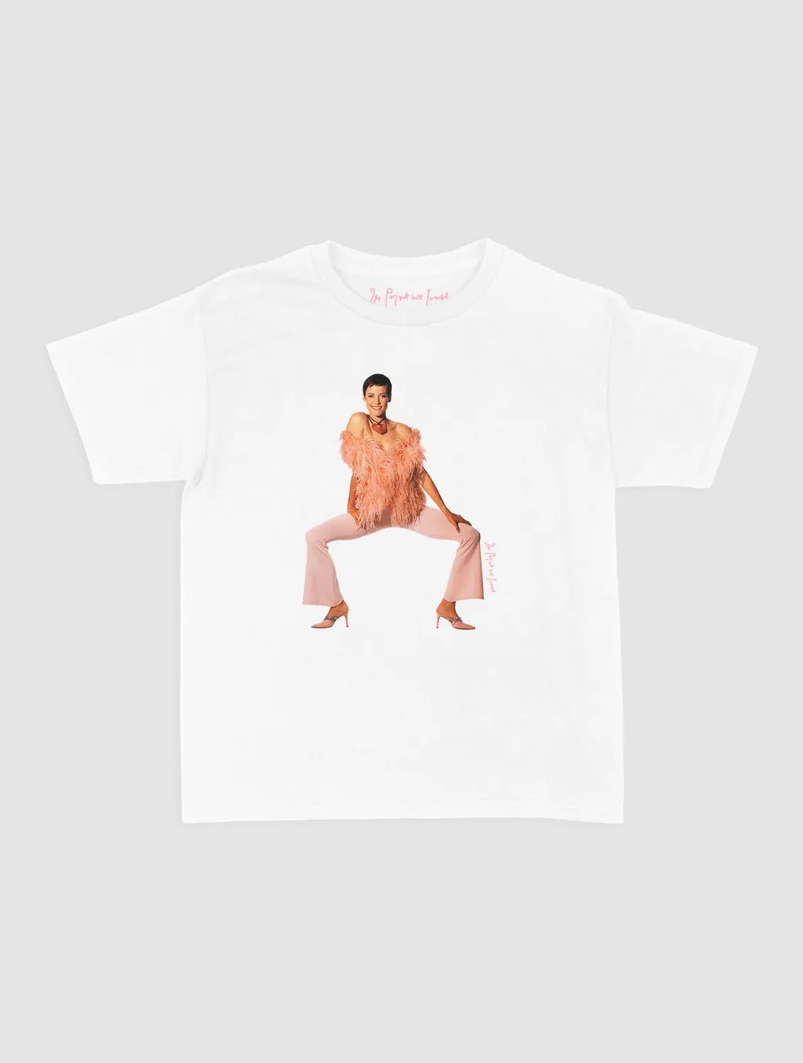 feathers baby tee - In Print We Trust