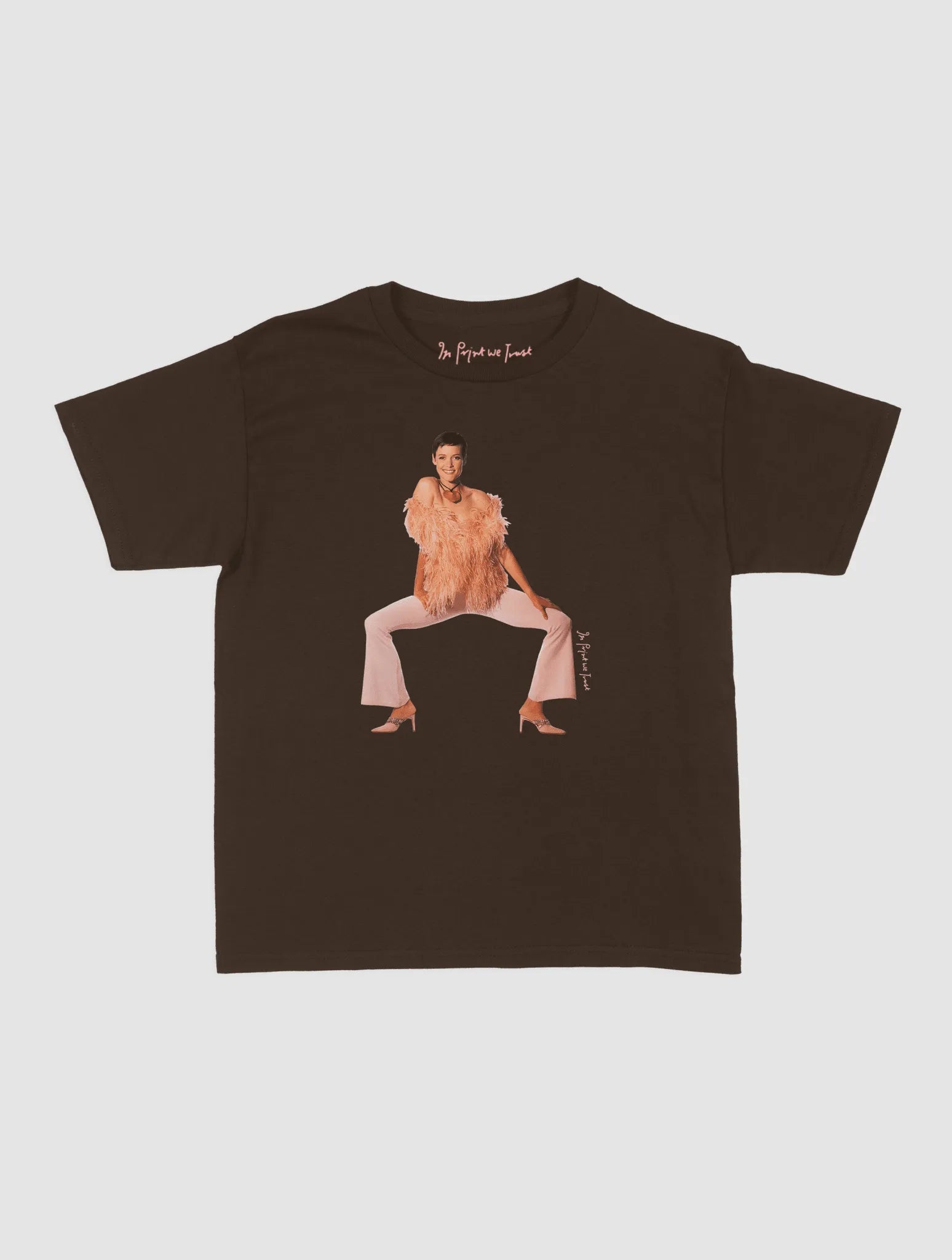 feathers baby tee - In Print We Trust