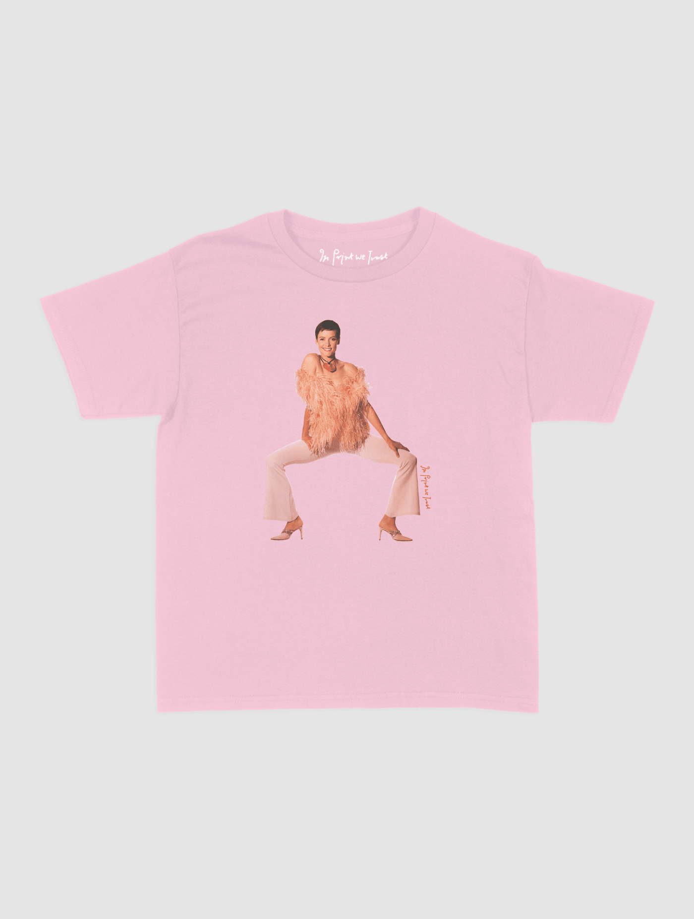 feathers baby tee - In Print We Trust