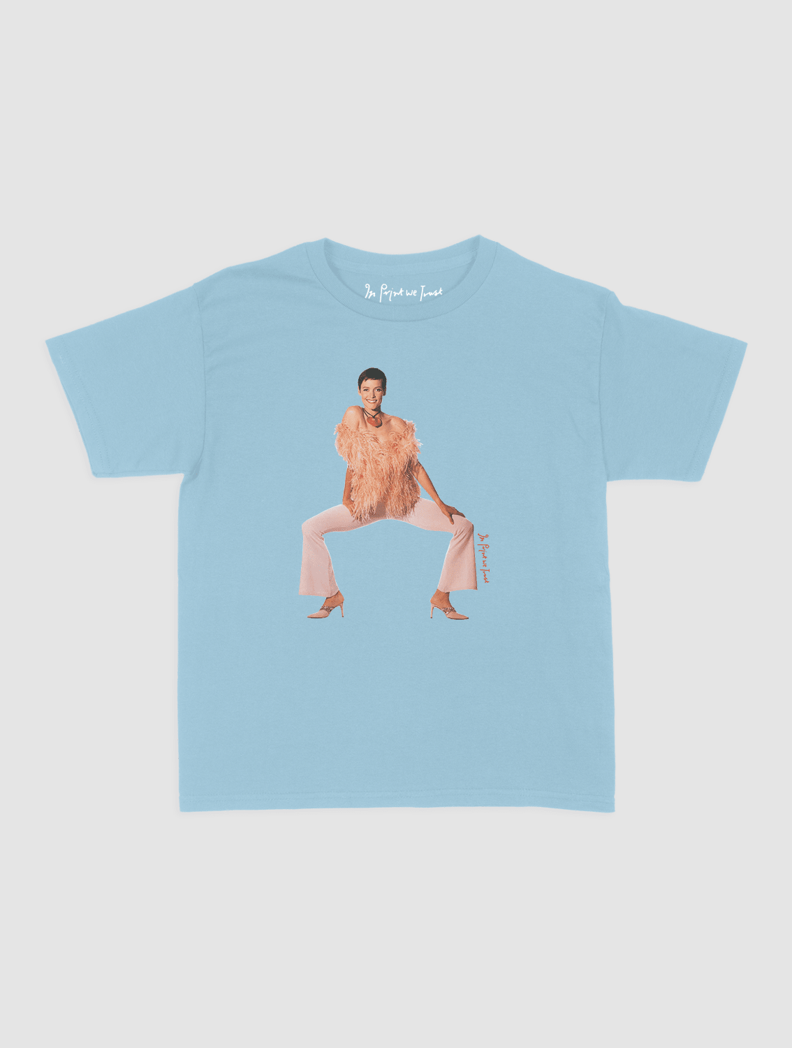 feathers baby tee - In Print We Trust