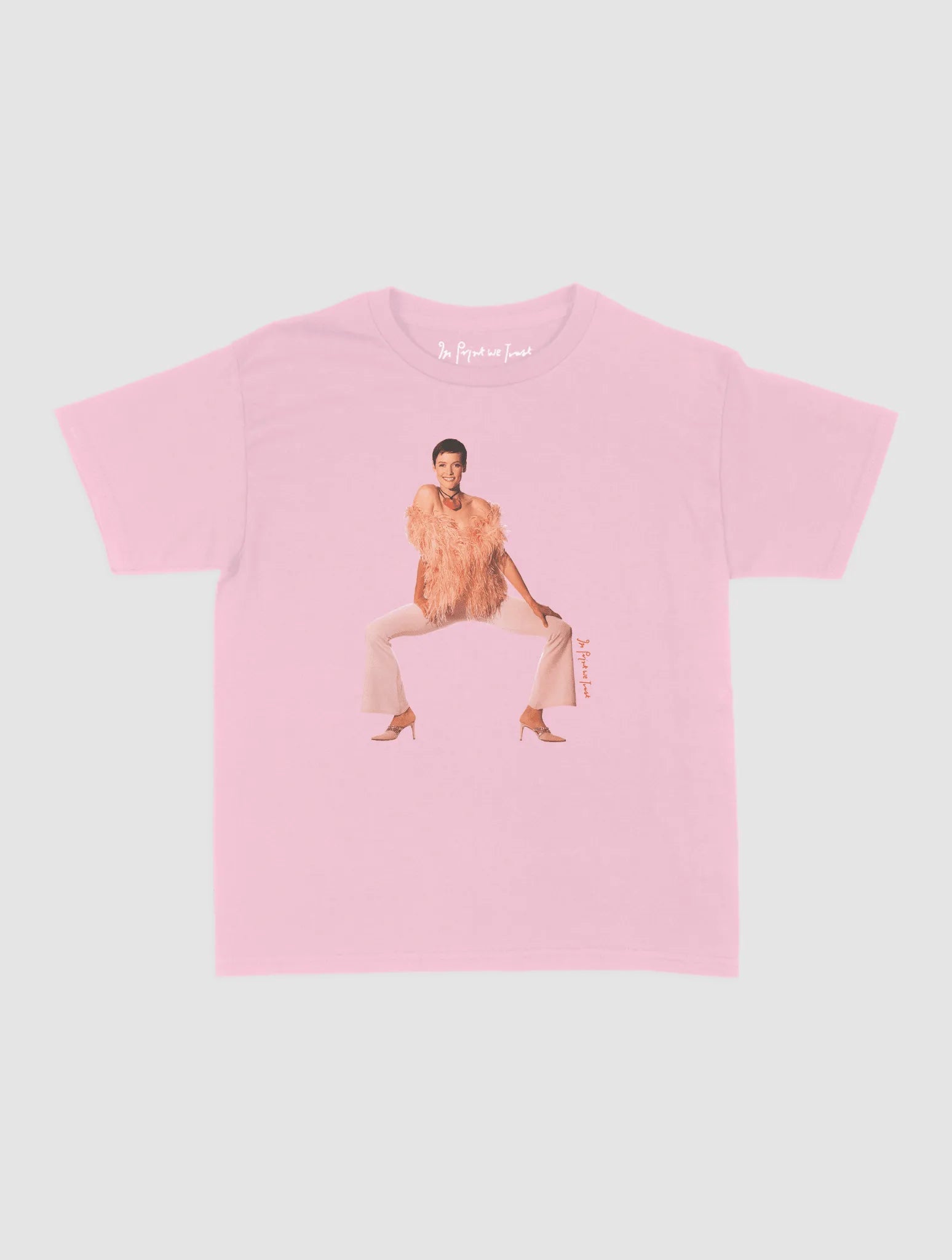 feathers baby tee - In Print We Trust