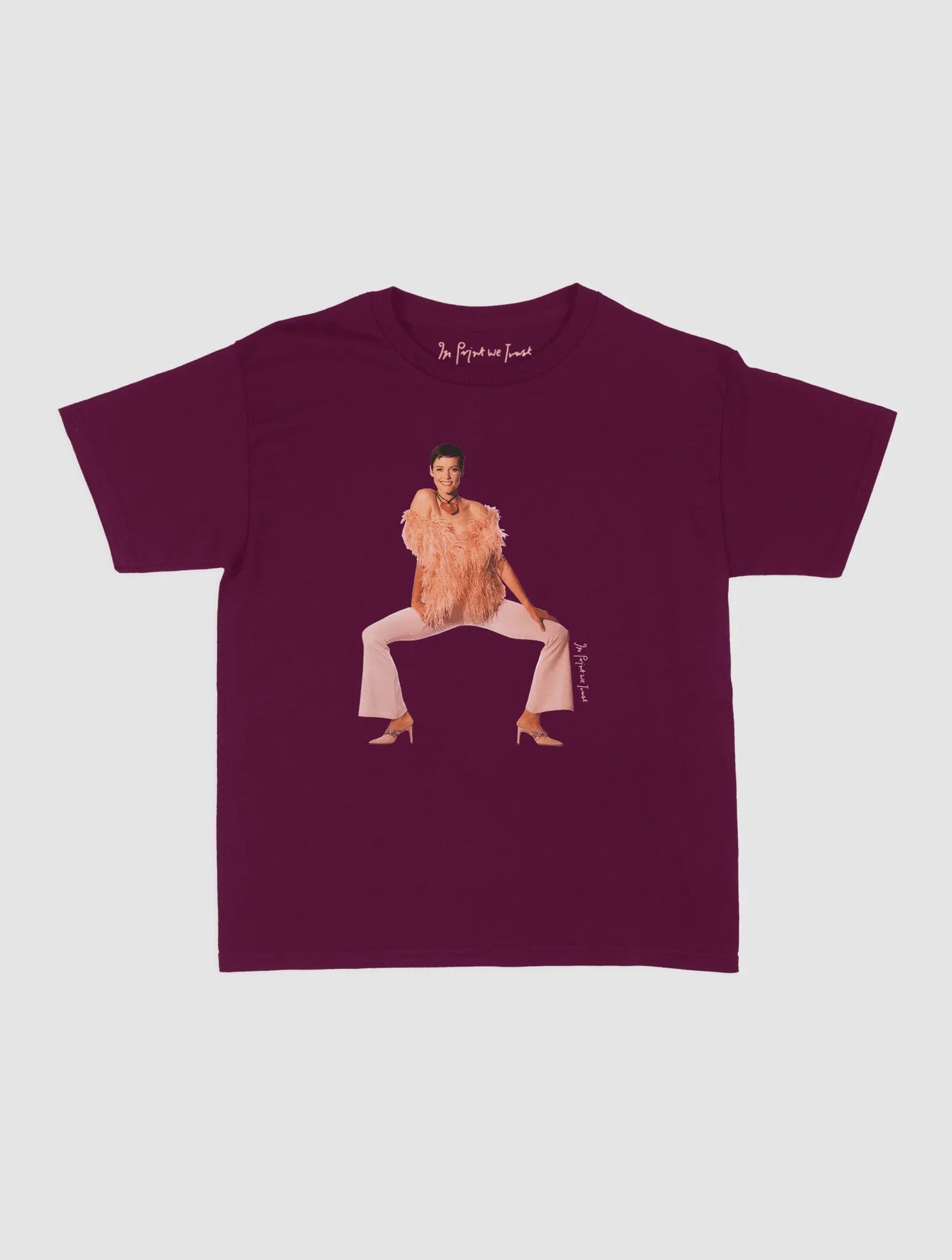 feathers baby tee - In Print We Trust