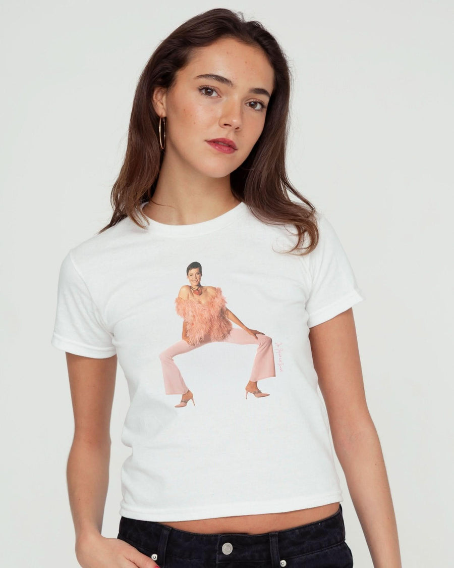 feathers baby tee - In Print We Trust