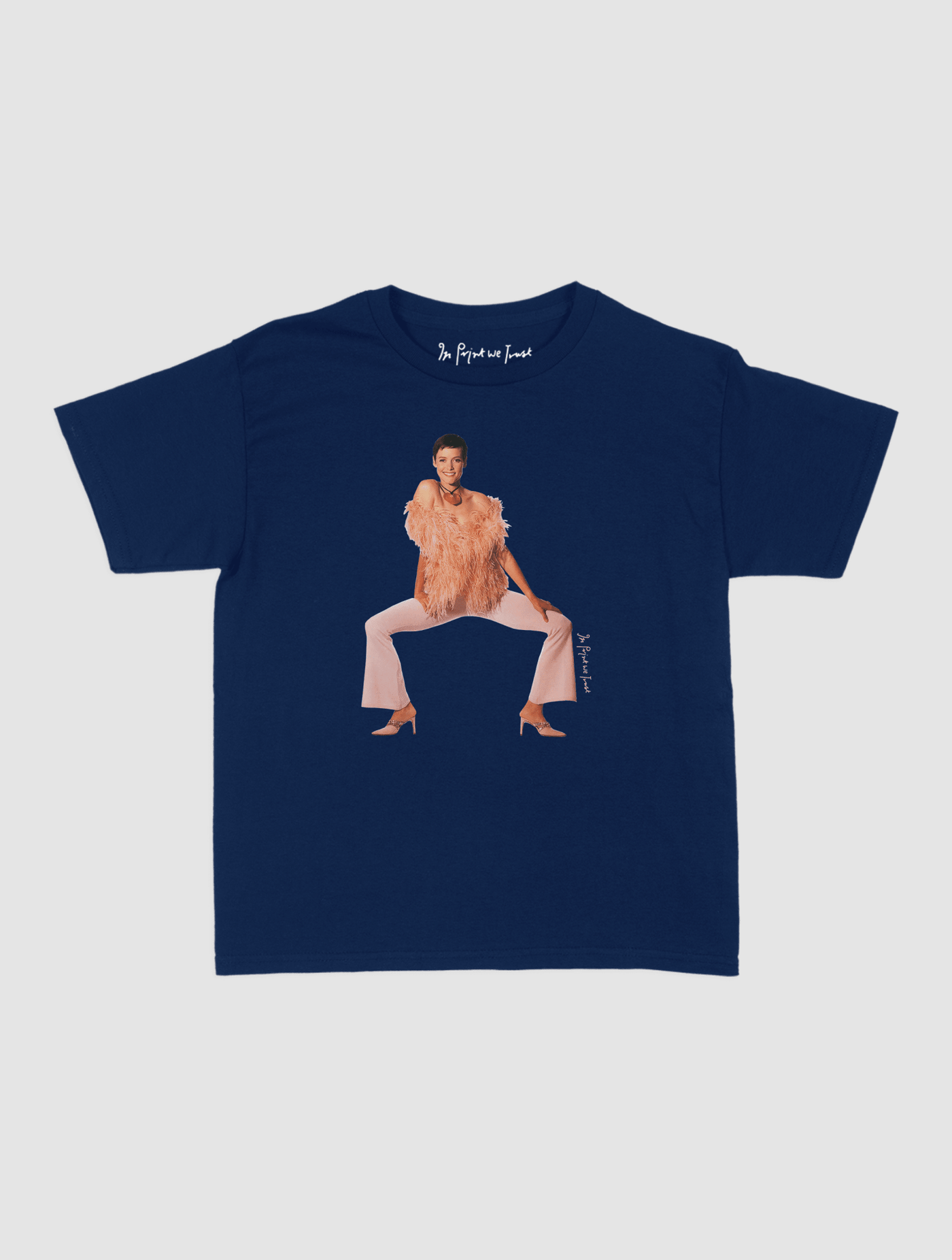 feathers baby tee - In Print We Trust