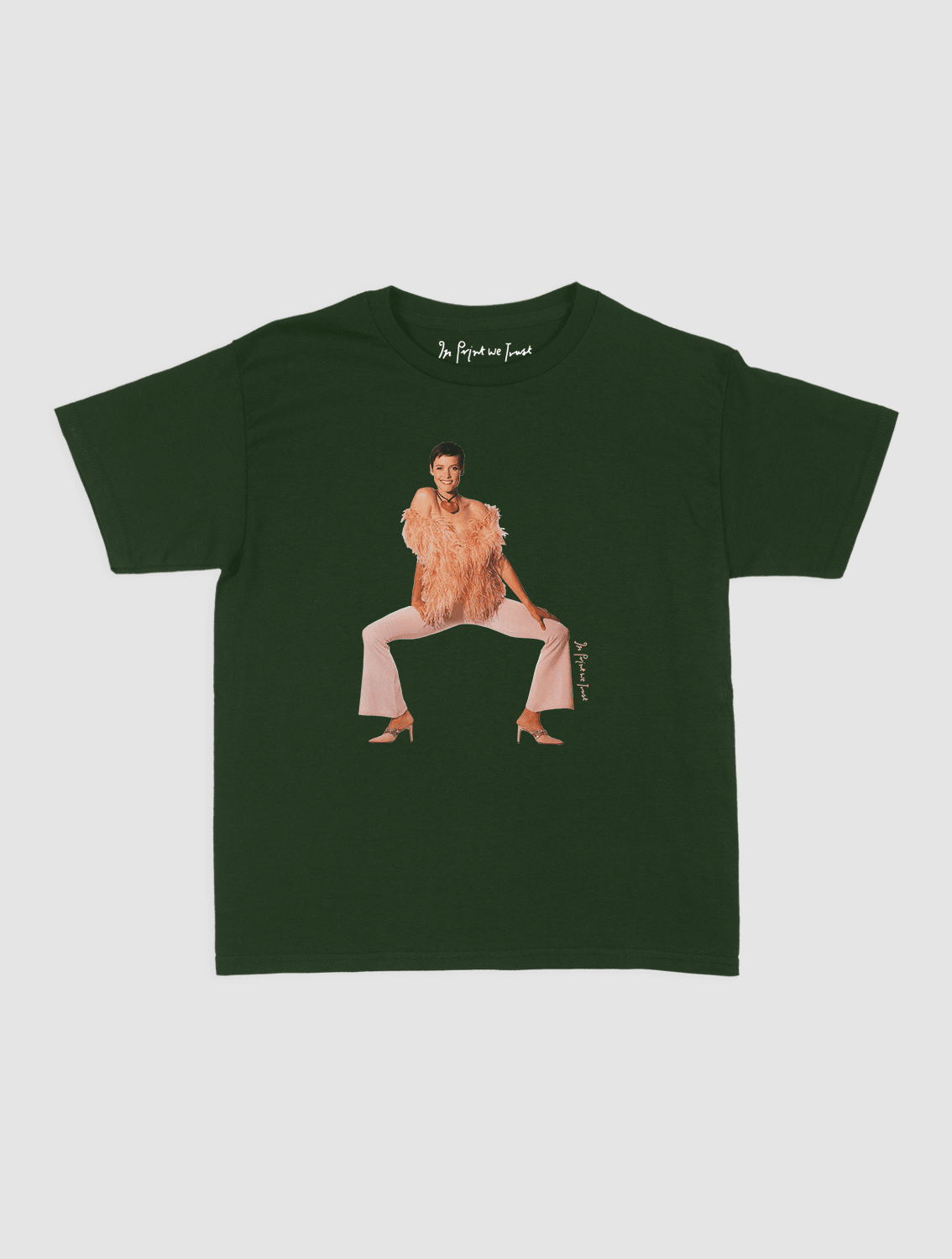 feathers baby tee - In Print We Trust