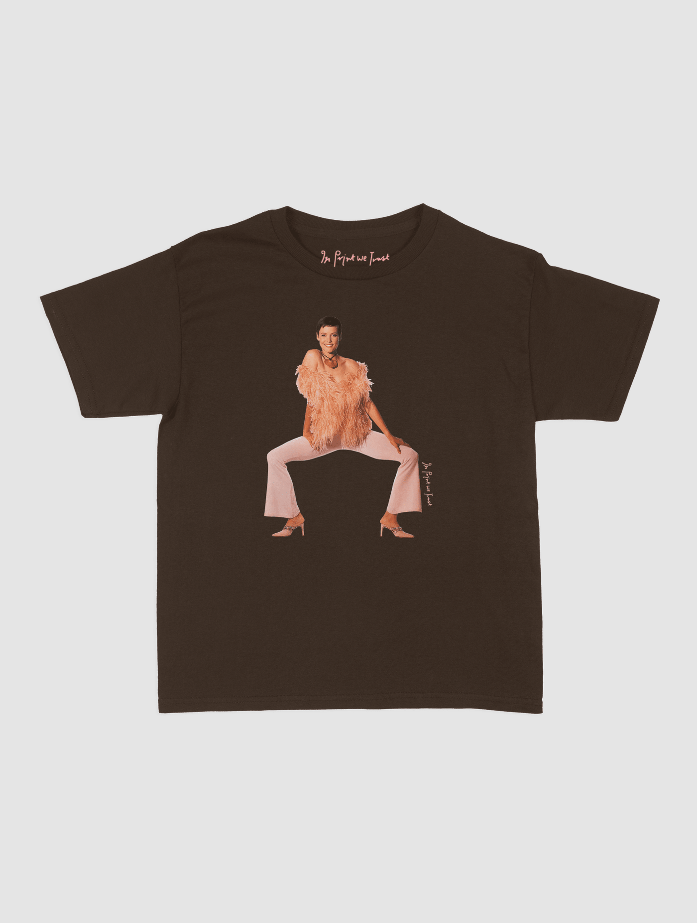 feathers baby tee - In Print We Trust