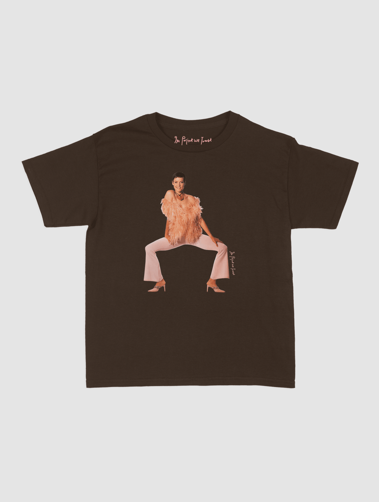 feathers baby tee - In Print We Trust