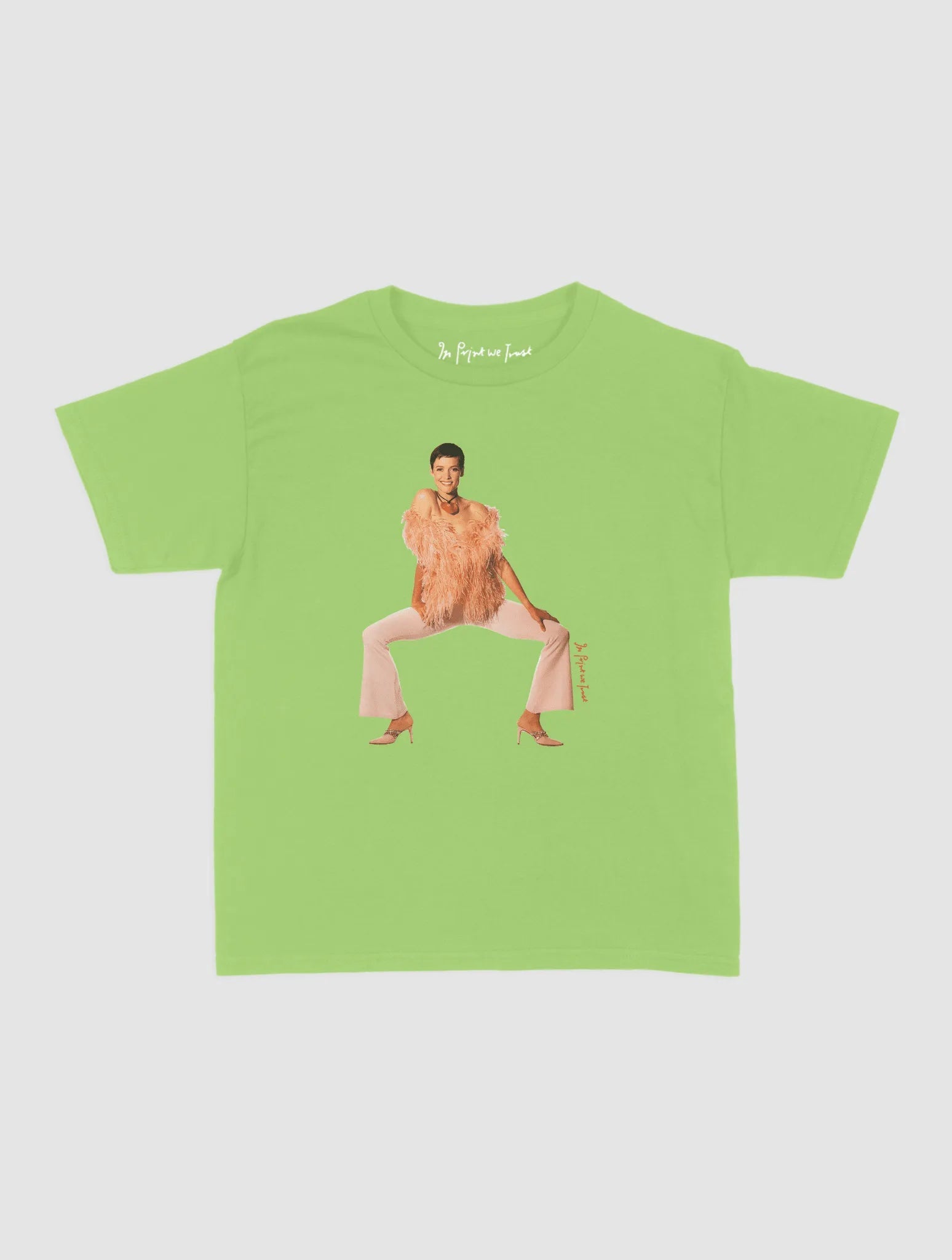 feathers baby tee - In Print We Trust