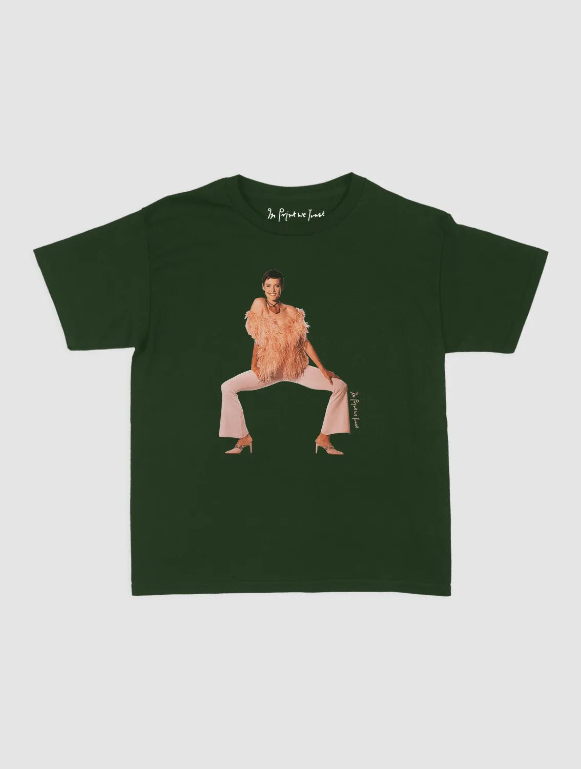 feathers baby tee - In Print We Trust