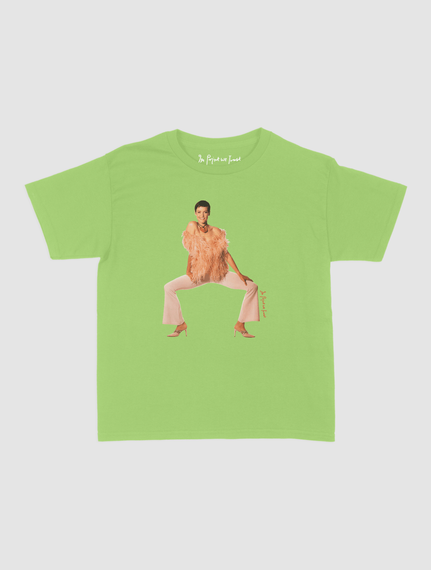 feathers baby tee - In Print We Trust